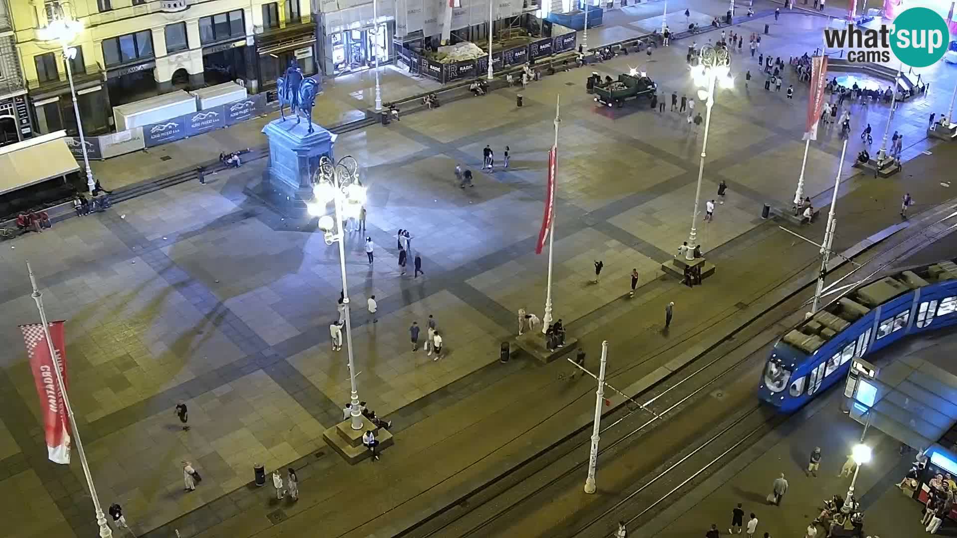 LIVE Webcam Zagreb Hotel Dubrovnik | Ban Jelačić square