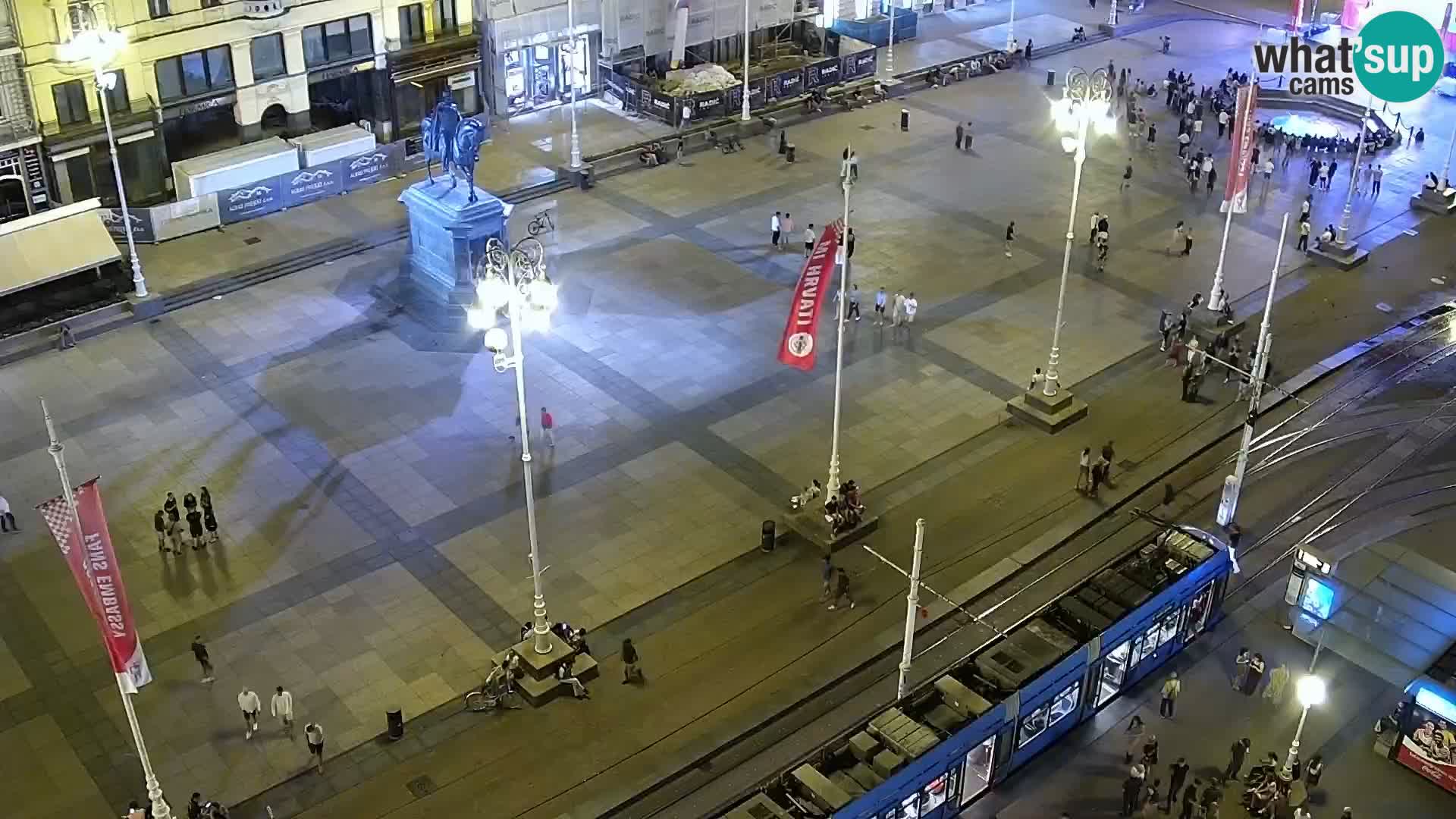 Plaza Ban Jelačić camera en vivo Zagreb – Hotel Dubrovnik
