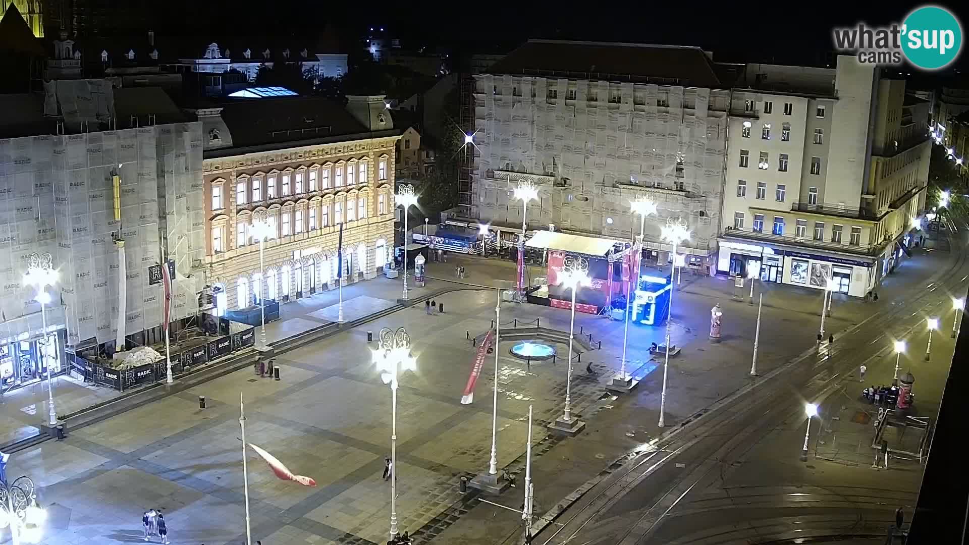 Ban Jelačić Platz  Live webcam Zagreb – Hotel Dubrovnik