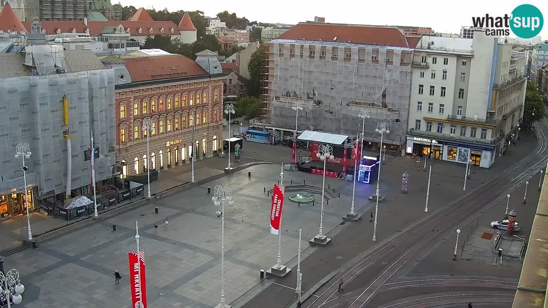 Ban Jelačić live cam Zagreb – Hotel Dubrovnik