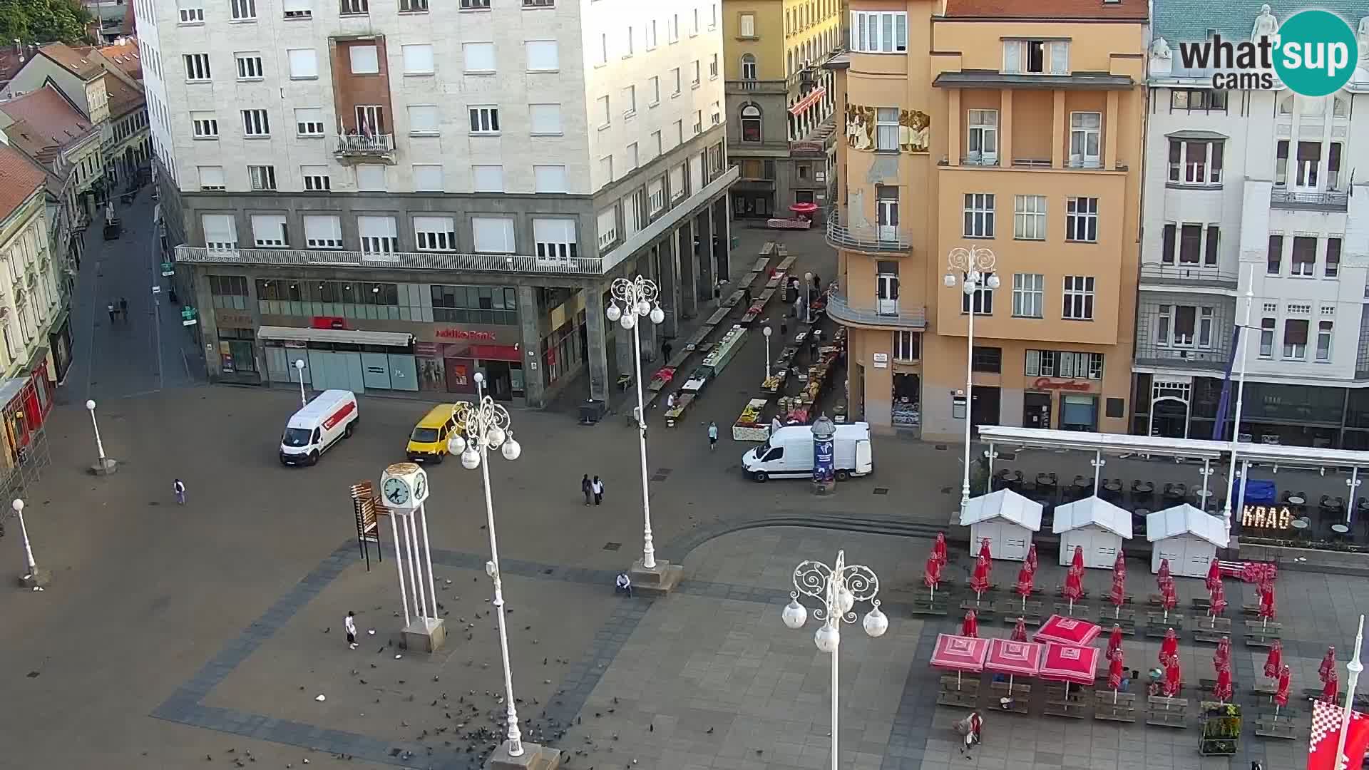 Ban Jelačić live cam Zagreb – Hotel Dubrovnik
