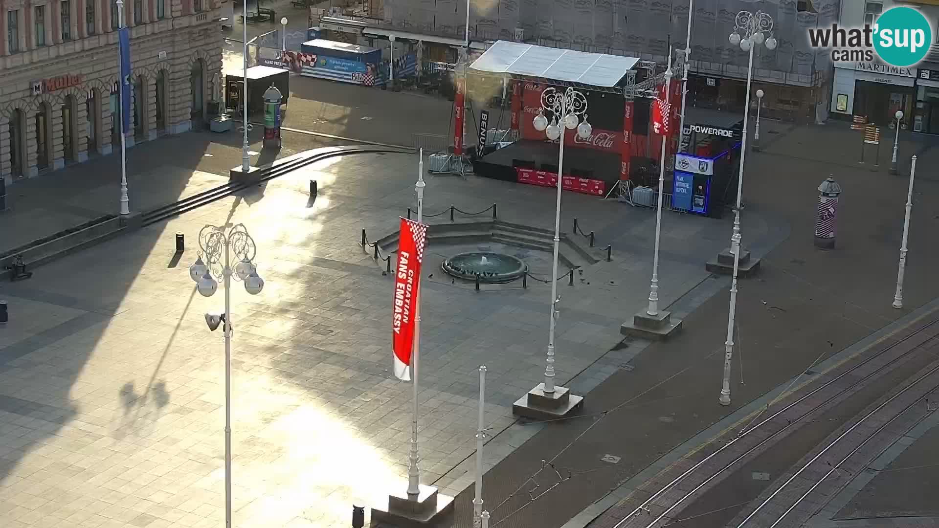 LIVE Webcam Zagreb Hotel Dubrovnik | Ban Jelačić square
