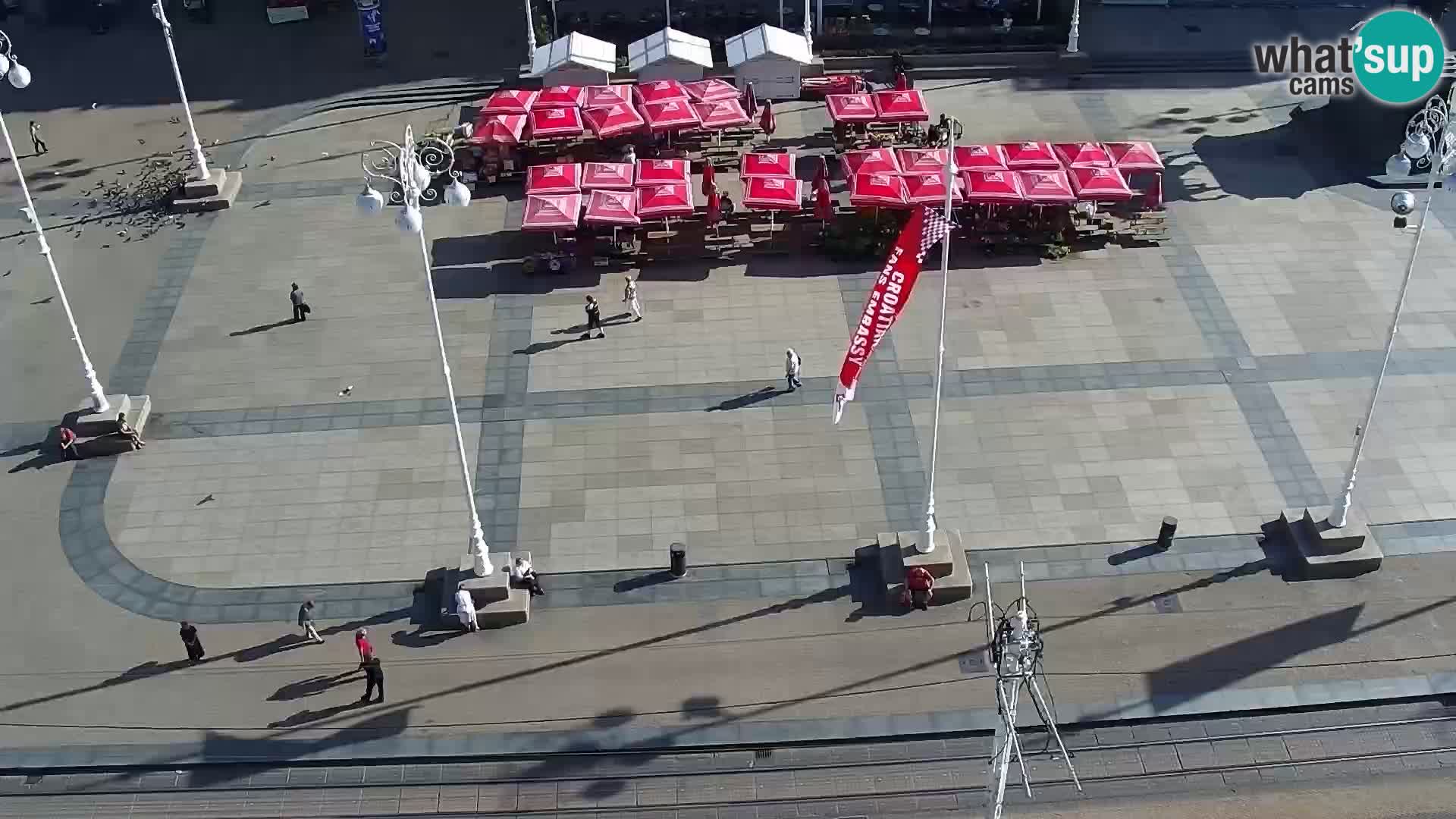 LIVE Webcam Zagreb Hotel Dubrovnik | Ban Jelačić square