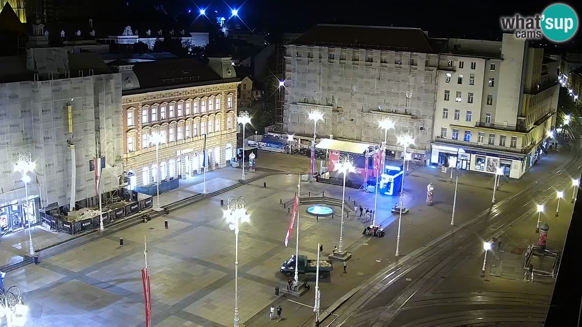 LIVE Webcam Zagreb Hotel Dubrovnik | Ban Jelačić square