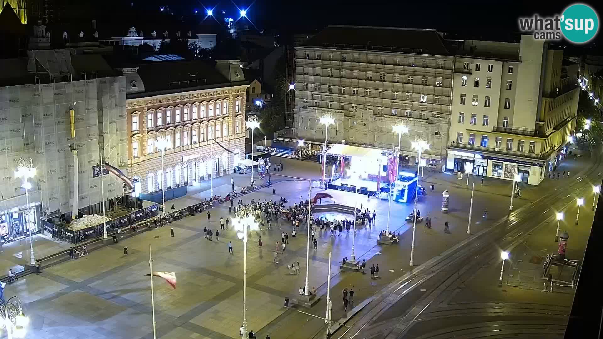 LIVE Webcam Zagreb Hotel Dubrovnik | Ban Jelačić square