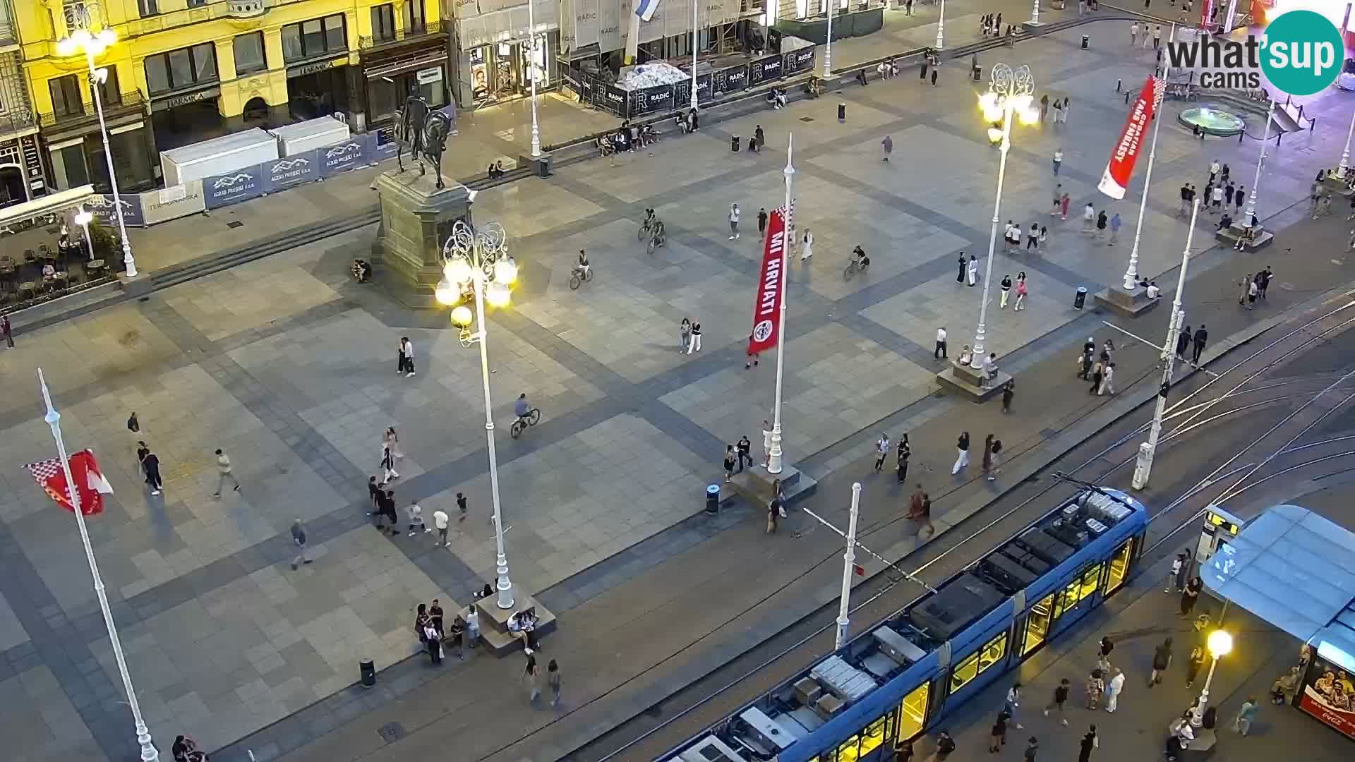 LIVE Webcam Zagreb Hotel Dubrovnik | Ban Jelačić square
