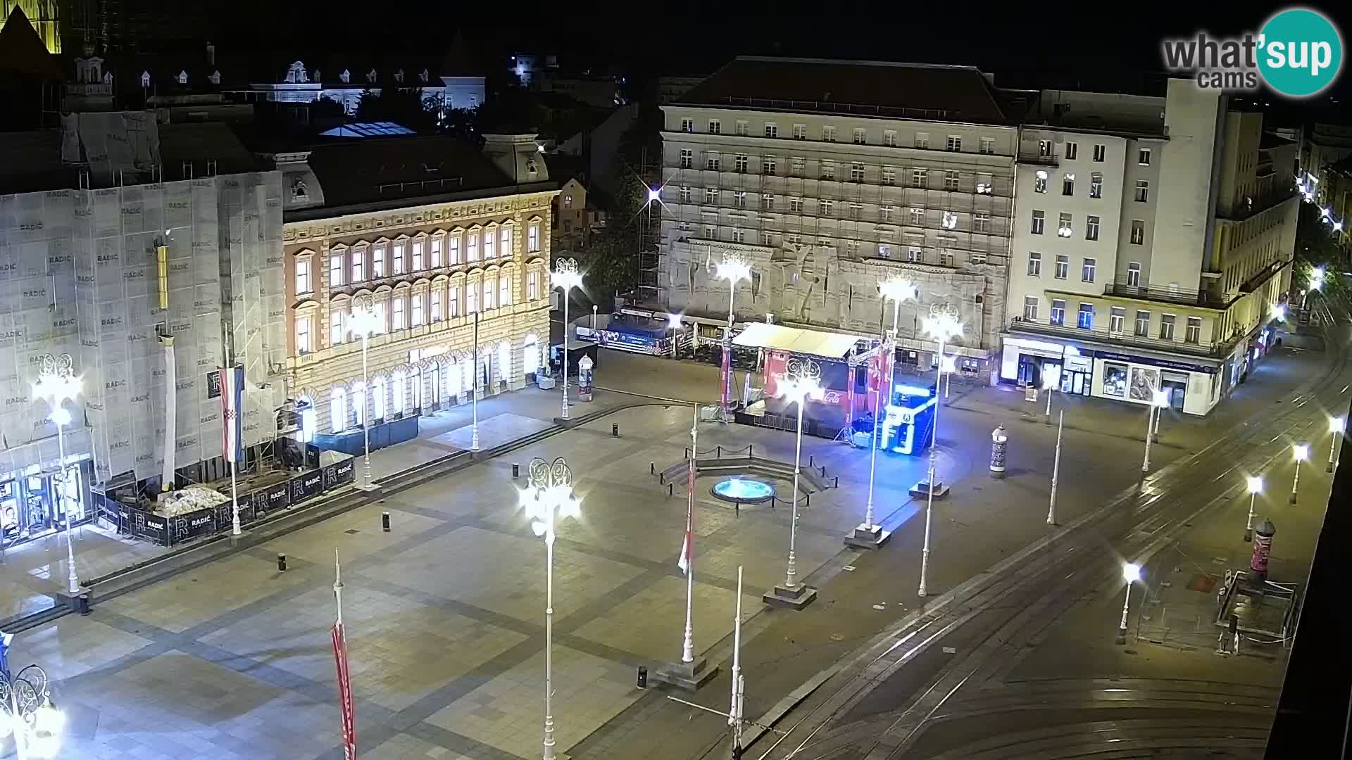 LIVE Webcam Zagreb Hotel Dubrovnik | Ban Jelačić square
