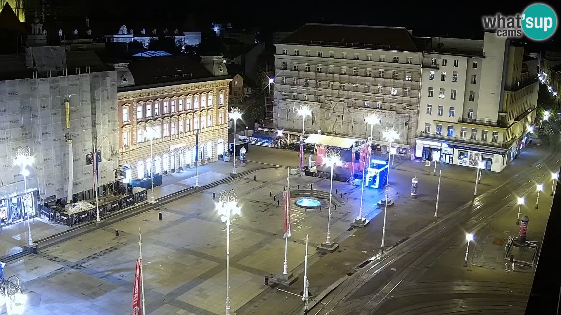 LIVE Webcam Zagreb Hotel Dubrovnik | Ban Jelačić square