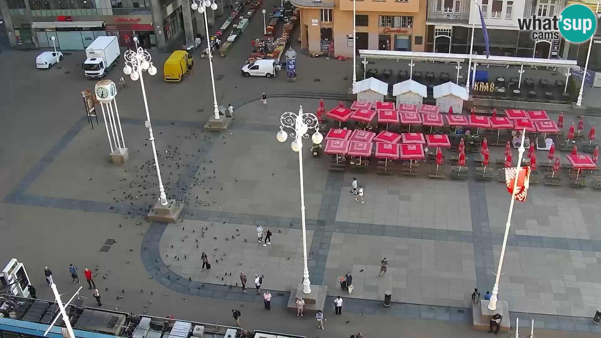 LIVE Webcam Zagreb Hotel Dubrovnik | Ban Jelačić square