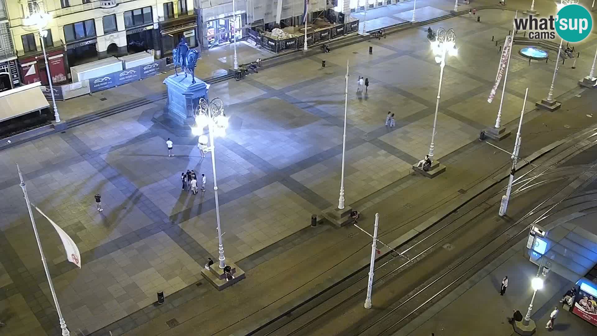 Plaza Ban Jelačić camera en vivo Zagreb – Hotel Dubrovnik