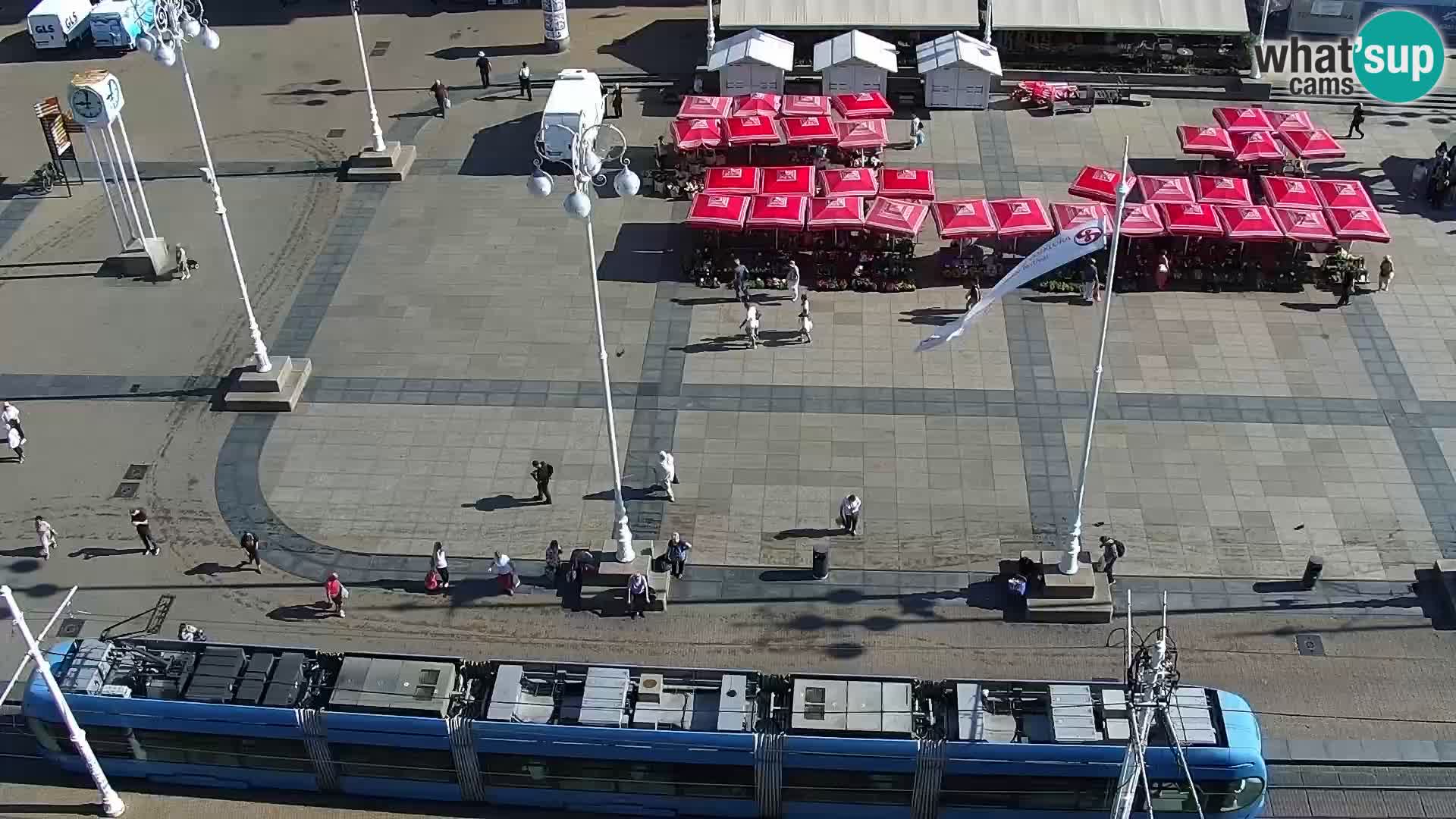 Plaza Ban Jelačić camera en vivo Zagreb – Hotel Dubrovnik