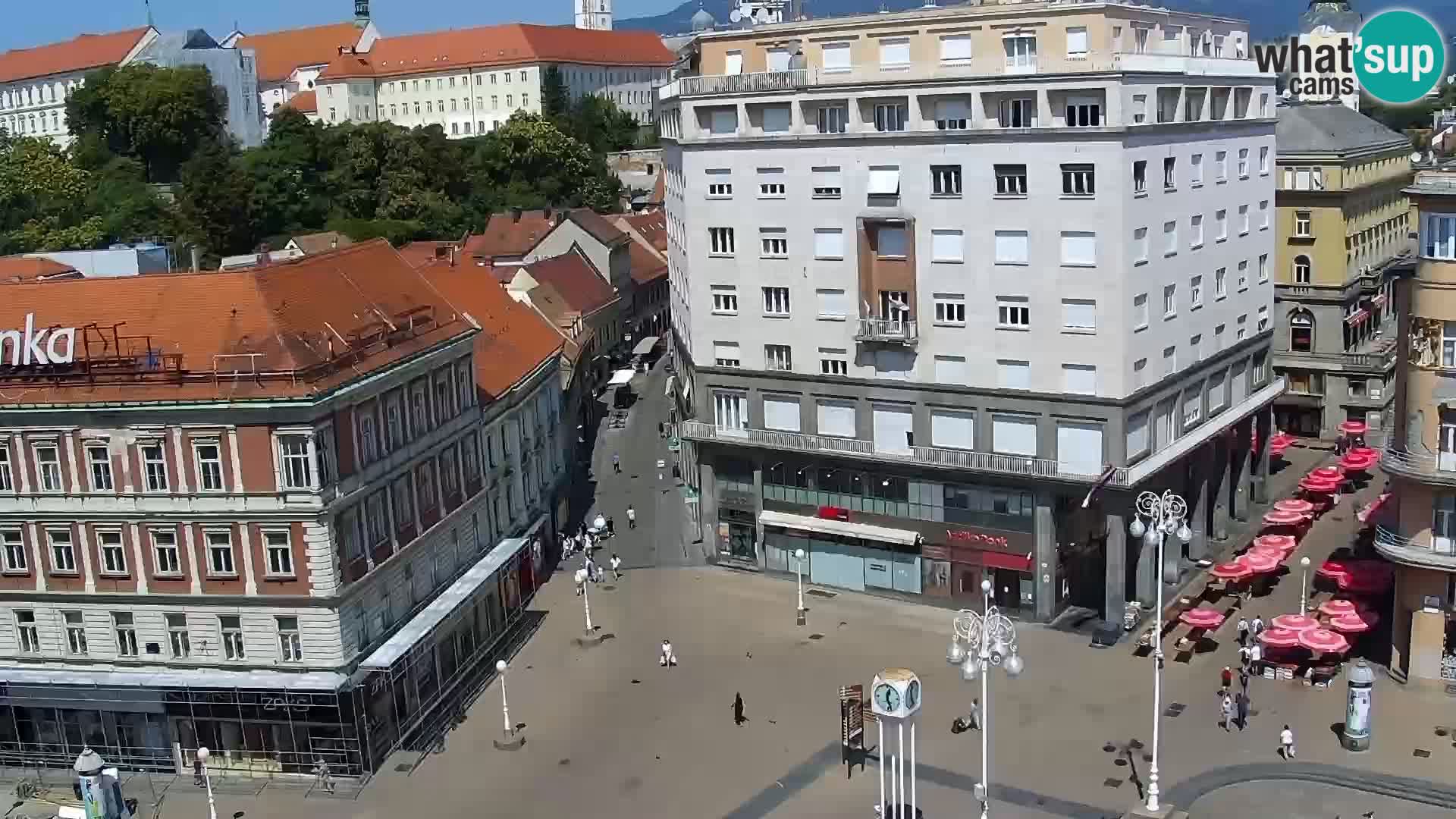 LIVE Webcam Zagreb Hotel Dubrovnik | Ban Jelačić square