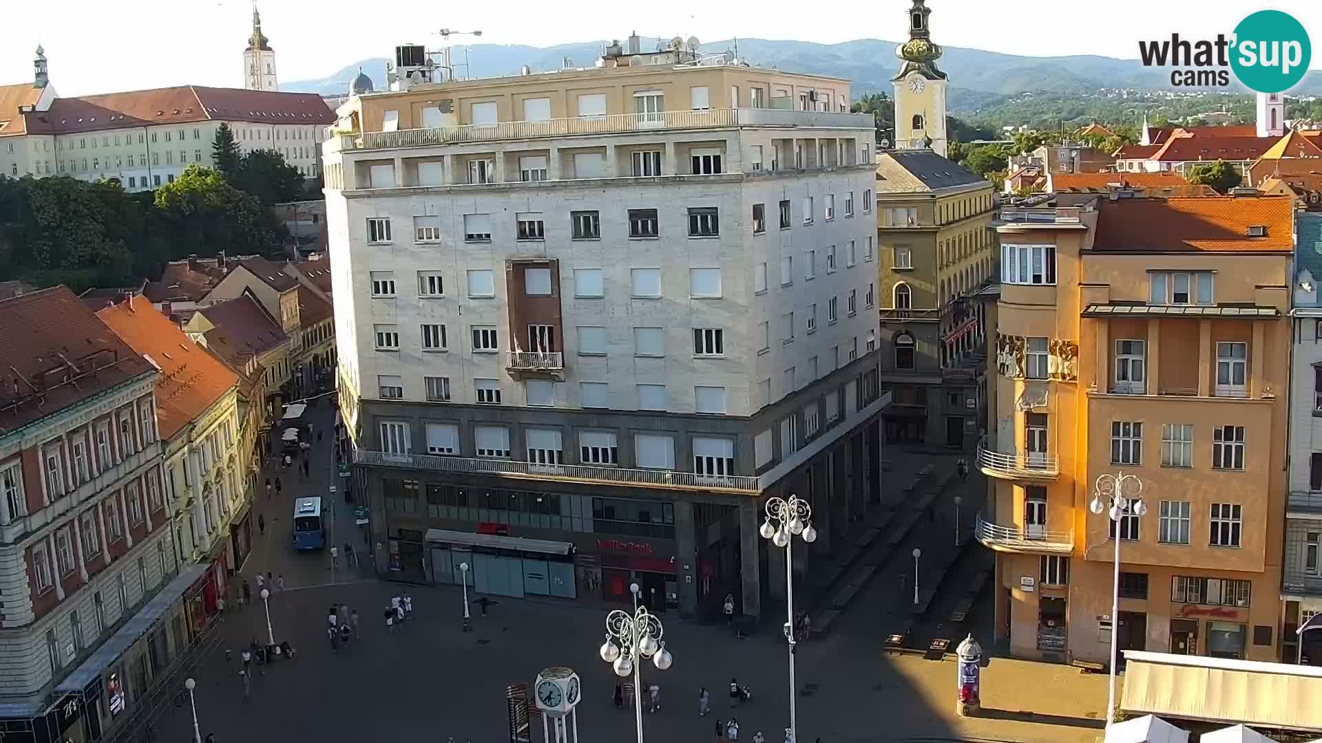 Piazza Ban Jelačić livecam Zagreb – Hotel Dubrovnik
