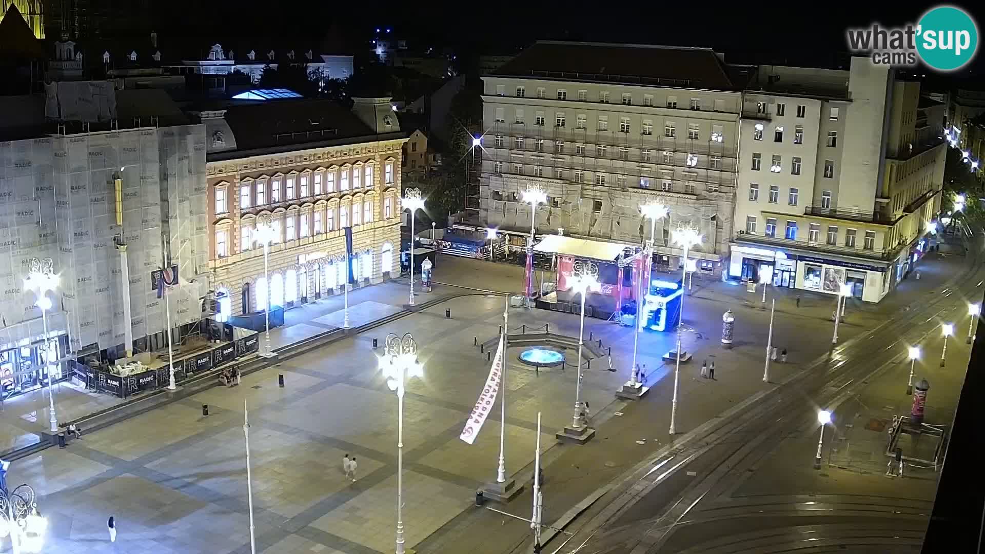 Piazza Ban Jelačić livecam Zagreb – Hotel Dubrovnik