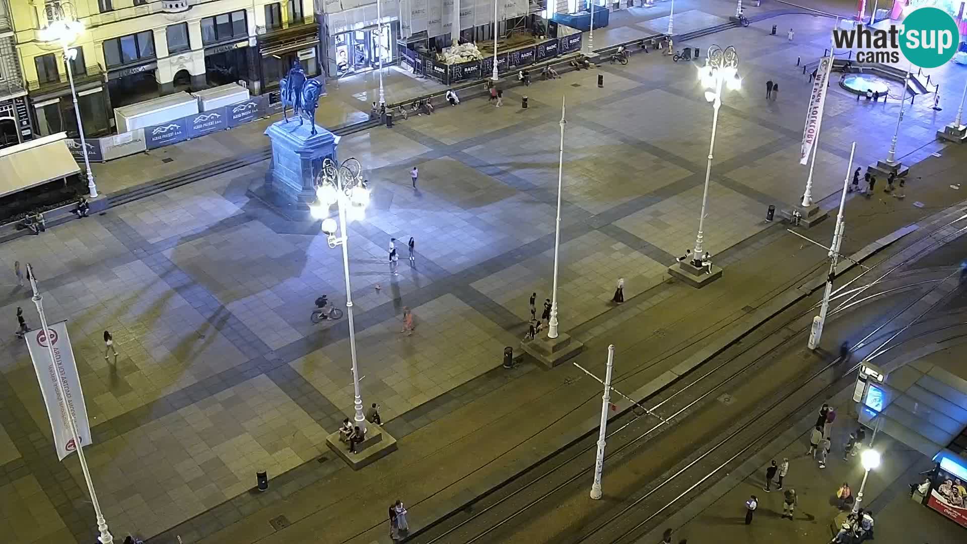 Ban Jelačić Platz  Live webcam Zagreb – Hotel Dubrovnik