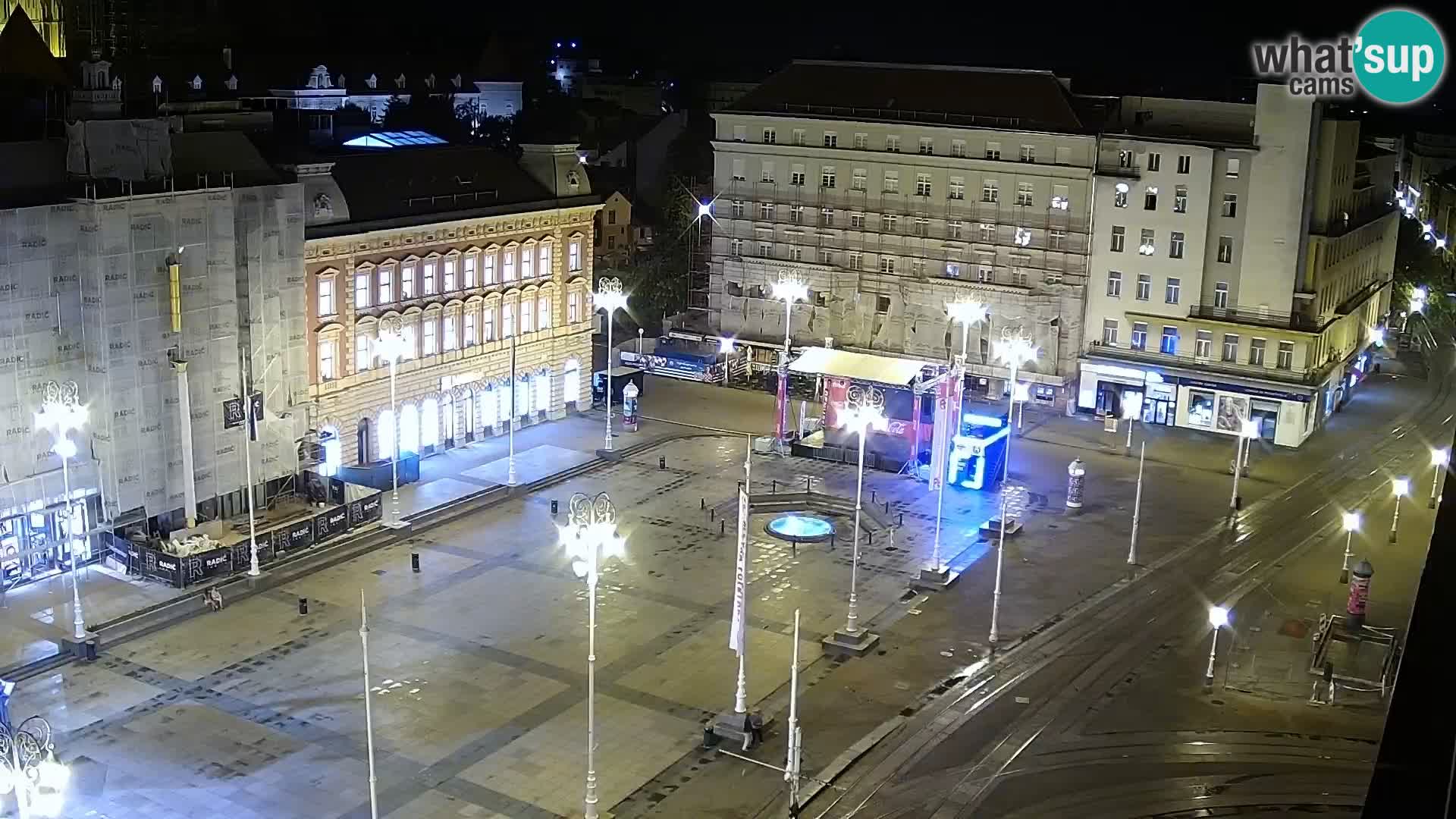 Ban Jelačić Platz  Live webcam Zagreb – Hotel Dubrovnik