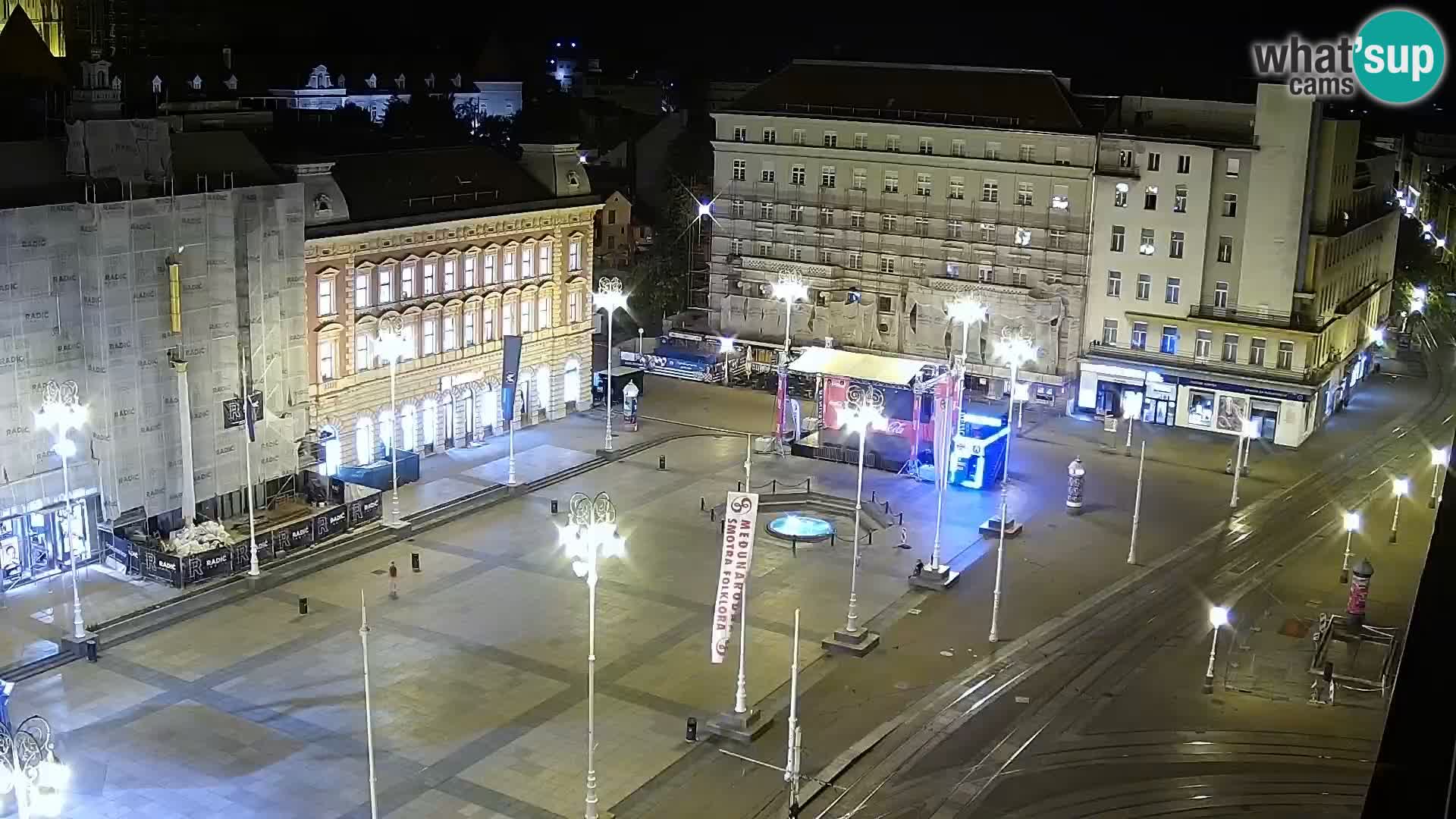 Ban Jelačić Platz  Live webcam Zagreb – Hotel Dubrovnik