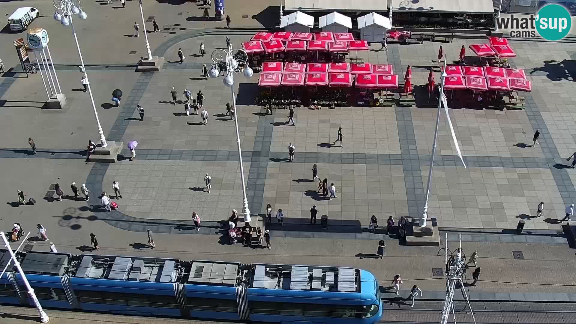 Trg Bana Jelačića web kamera Zagreb – Hotel Dubrovnik