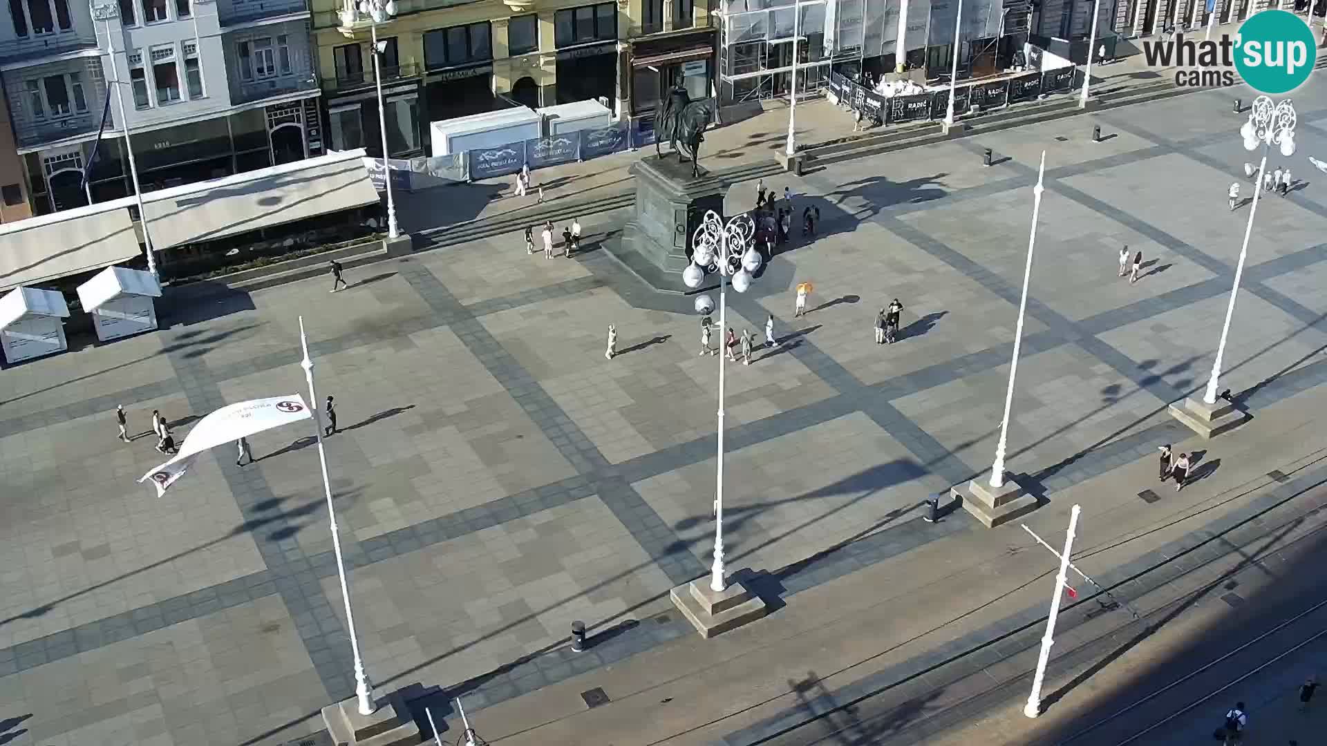LIVE Webcam Zagreb Hotel Dubrovnik | Ban Jelačić square