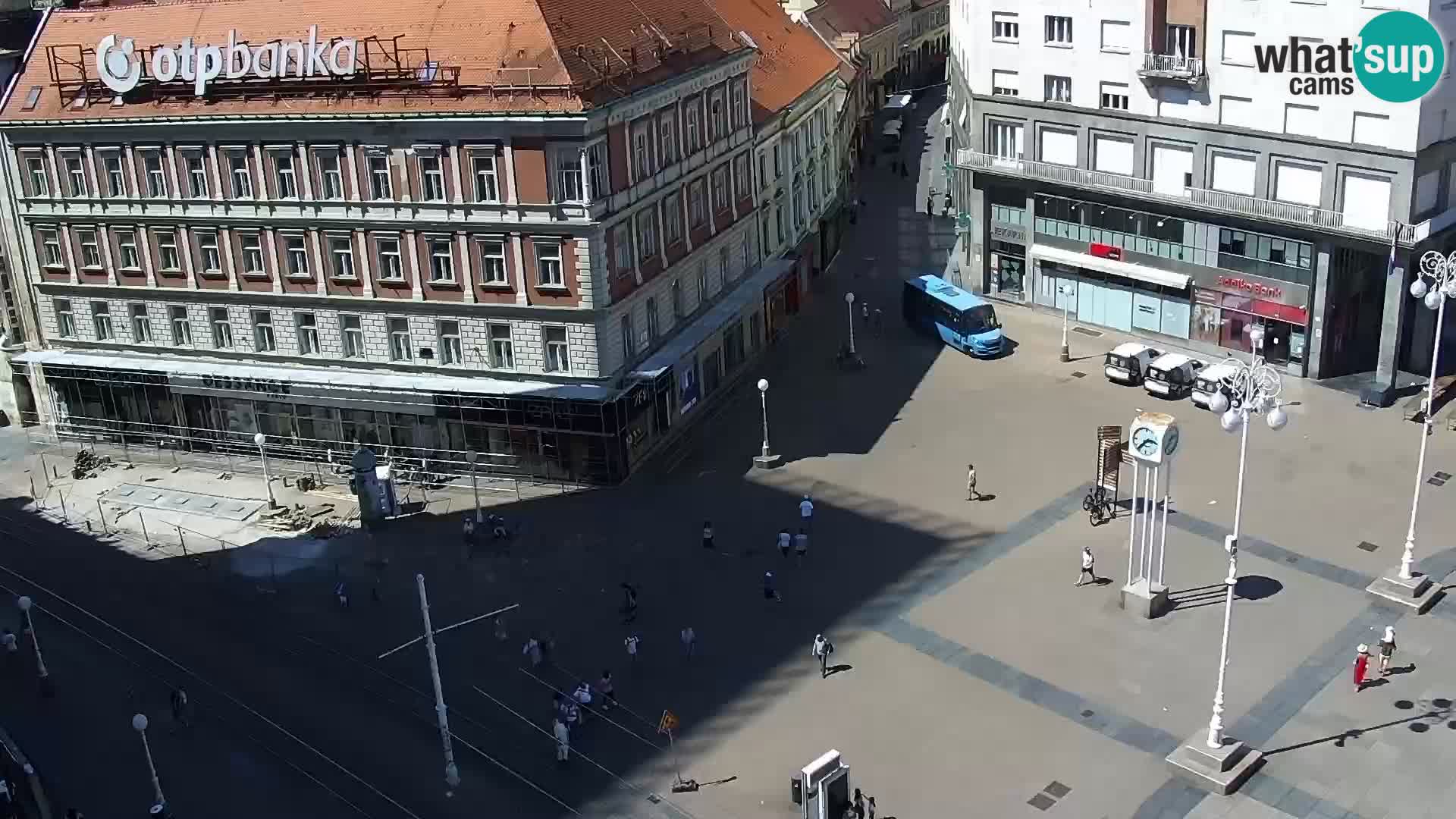 Piazza Ban Jelačić livecam Zagreb – Hotel Dubrovnik