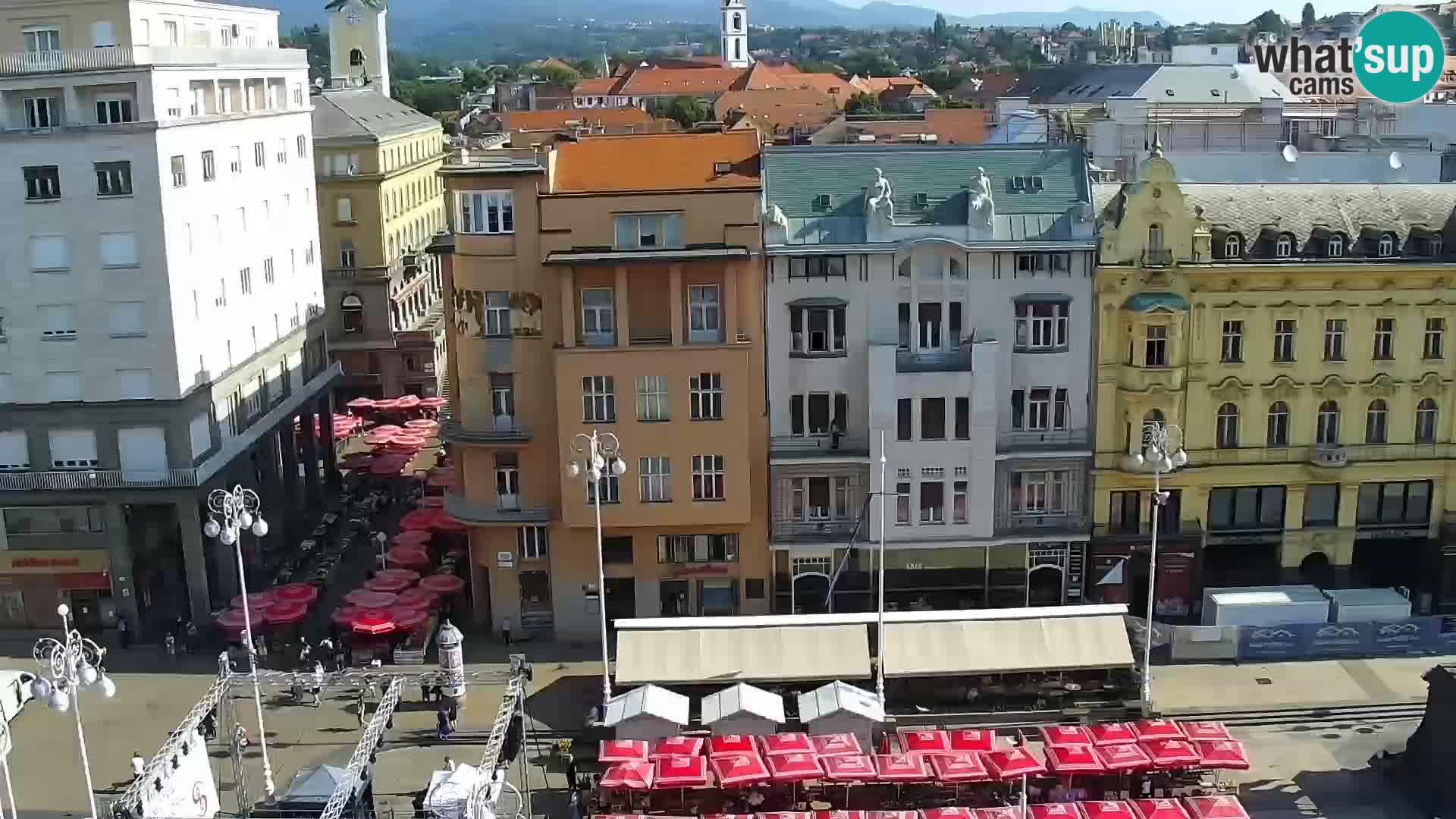LIVE Webcam Zagreb Hotel Dubrovnik | Ban Jelačić square