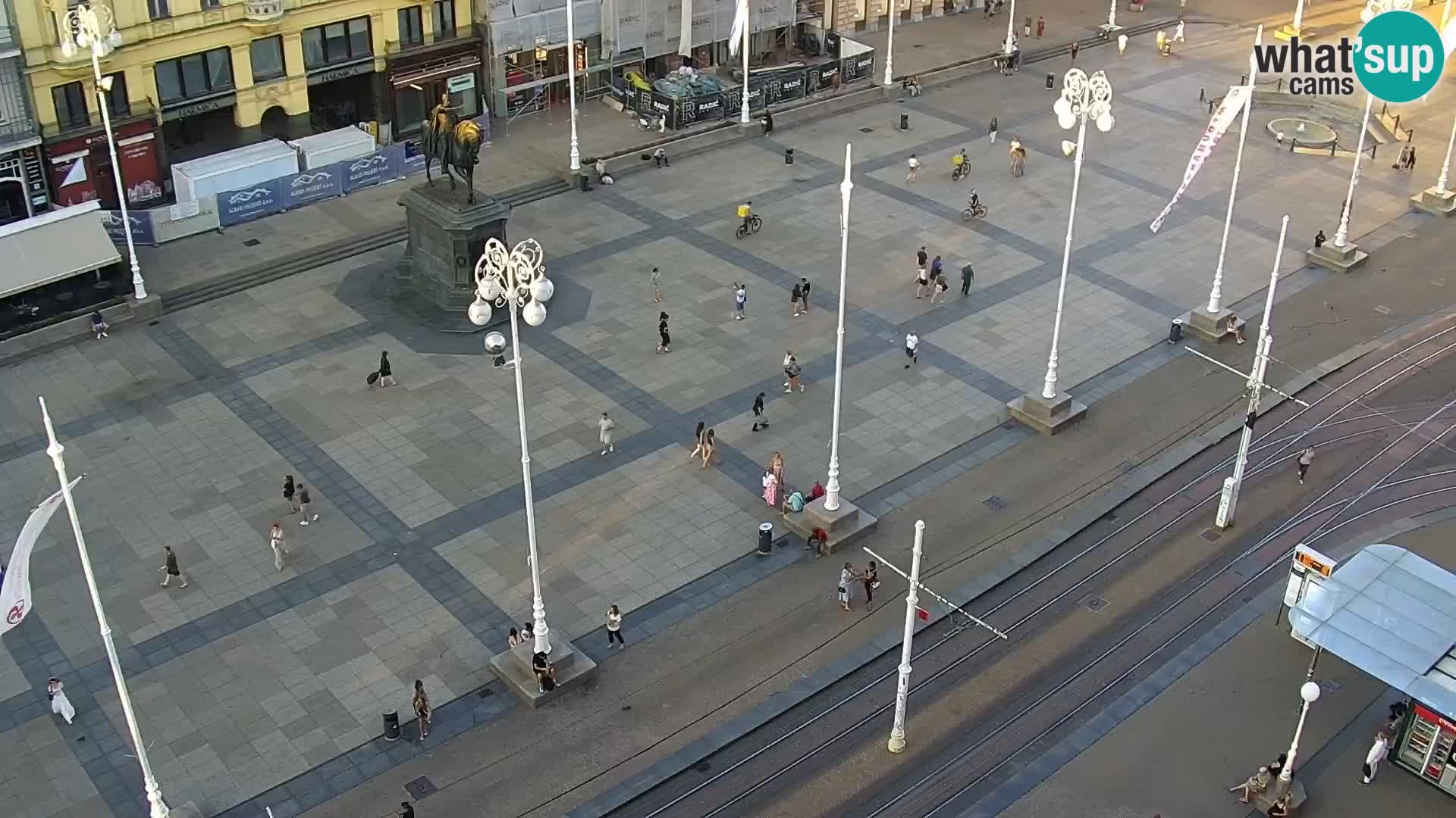 LIVE Webcam Zagreb Hotel Dubrovnik | Ban Jelačić square