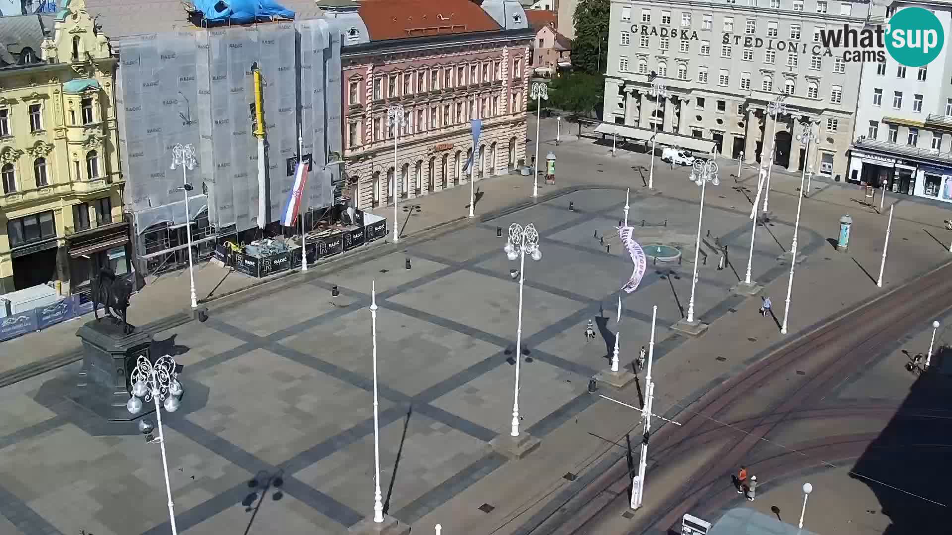 LIVE Webcam Zagreb Hotel Dubrovnik | Ban Jelačić square