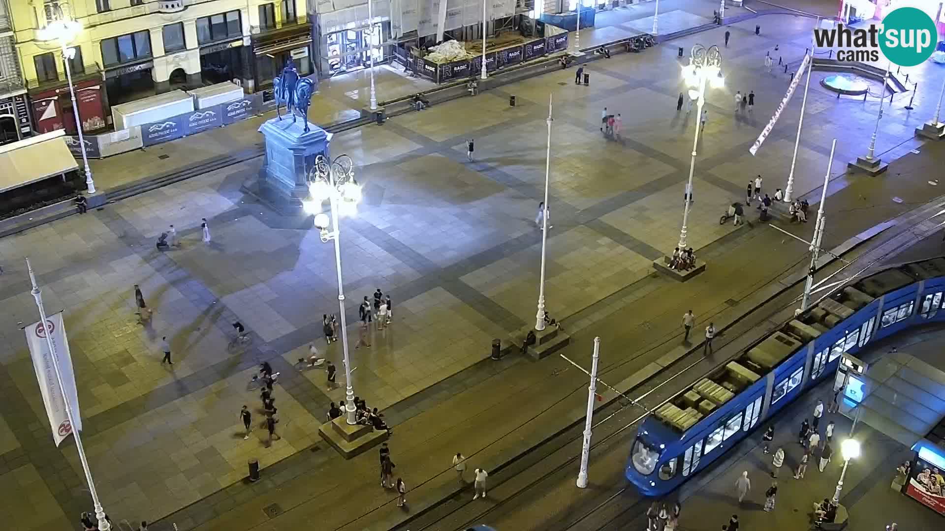 LIVE Webcam Zagreb Hotel Dubrovnik | Ban Jelačić square