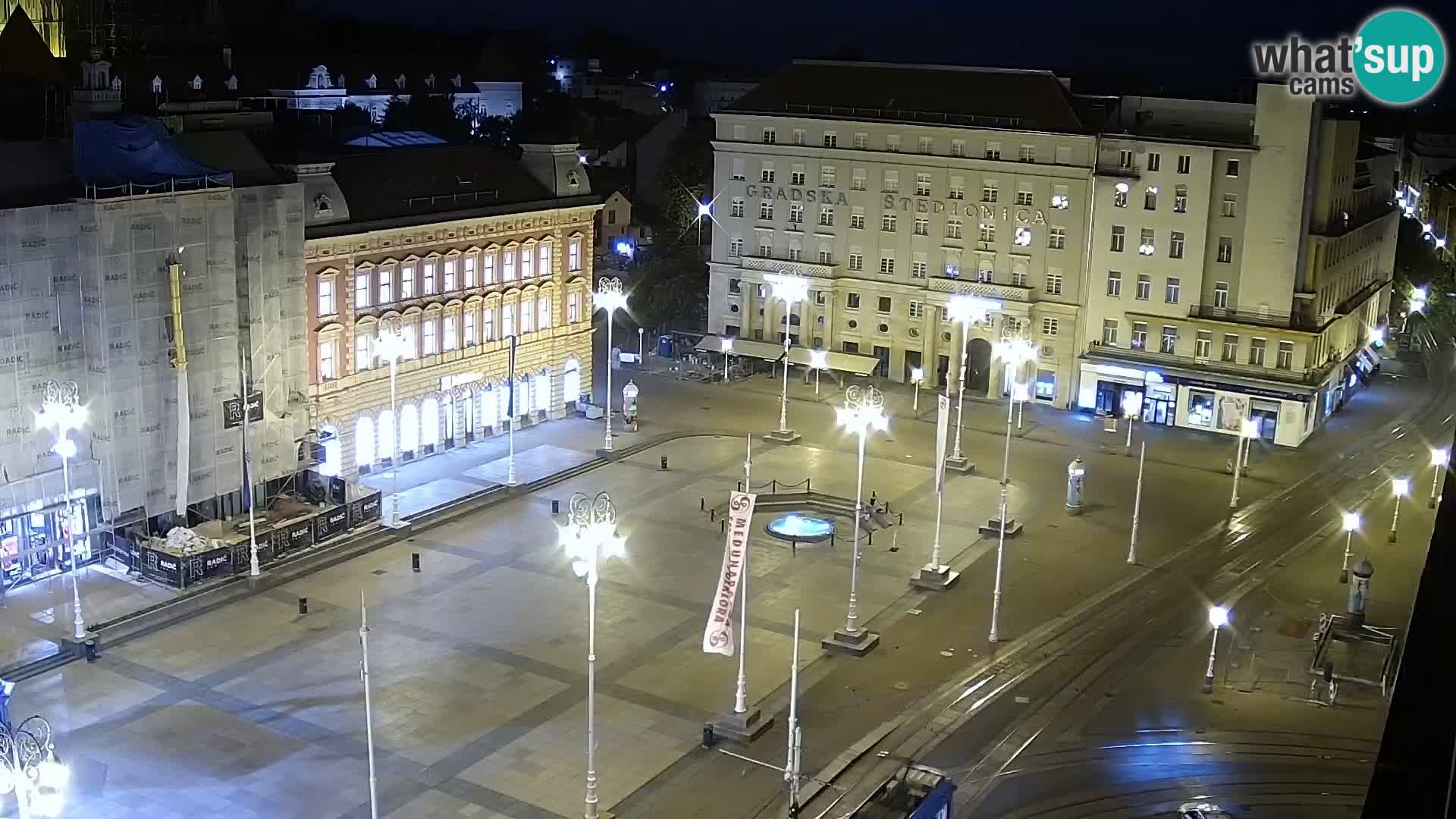 LIVE Webcam Zagreb Hotel Dubrovnik | Ban Jelačić square