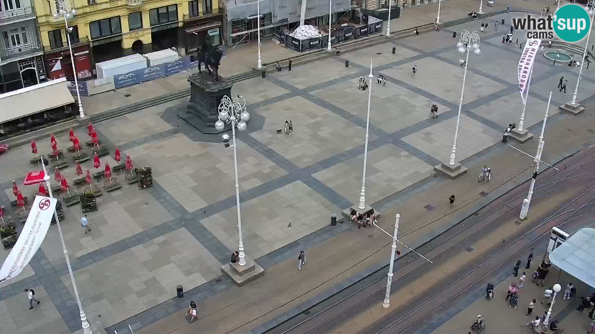 LIVE Webcam Zagreb Hotel Dubrovnik | Ban Jelačić square