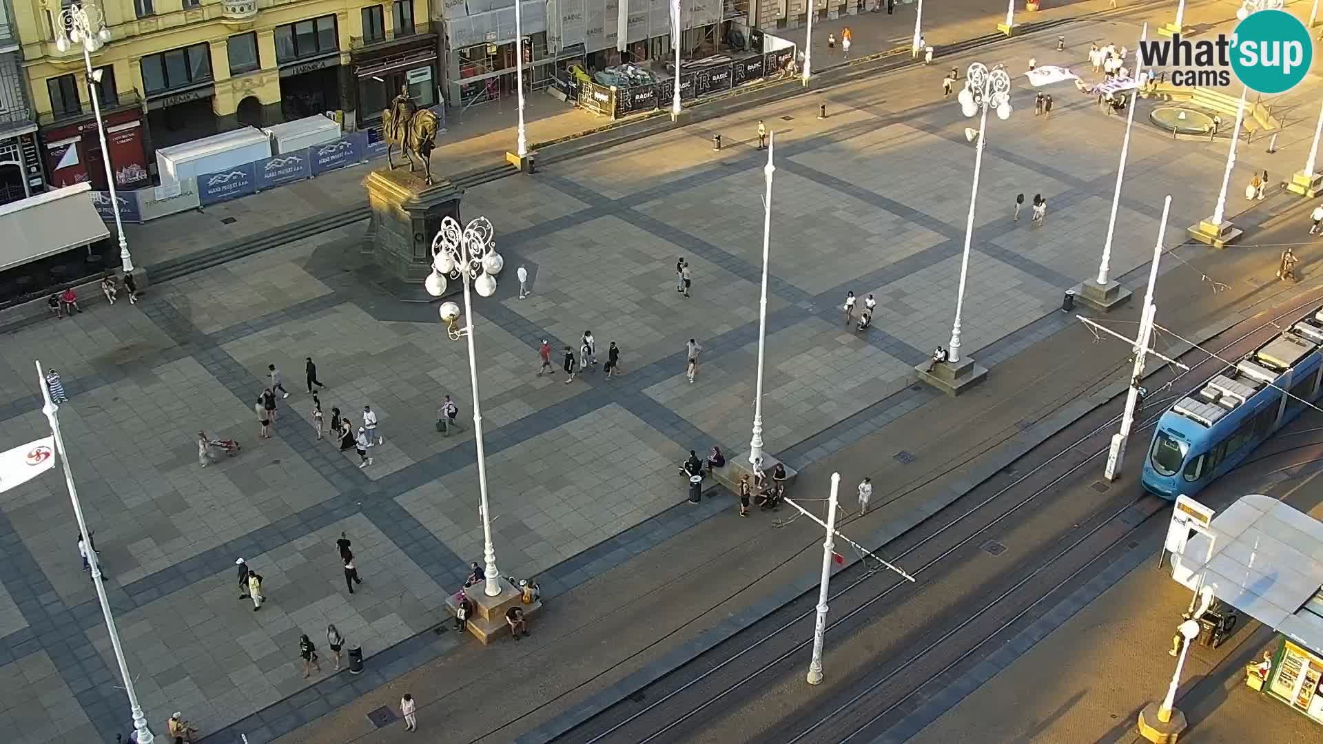 Plaza Ban Jelačić camera en vivo Zagreb – Hotel Dubrovnik