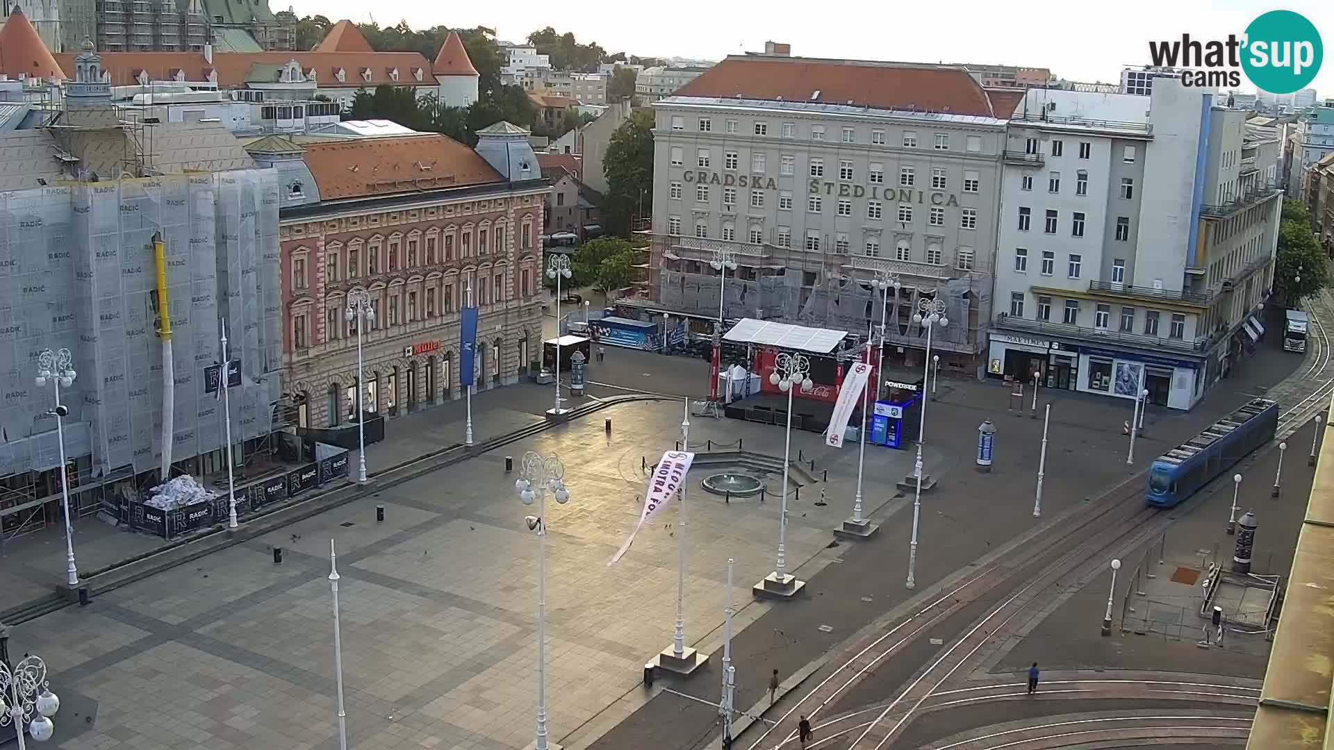 LIVE Webcam Zagreb Hotel Dubrovnik | Ban Jelačić square