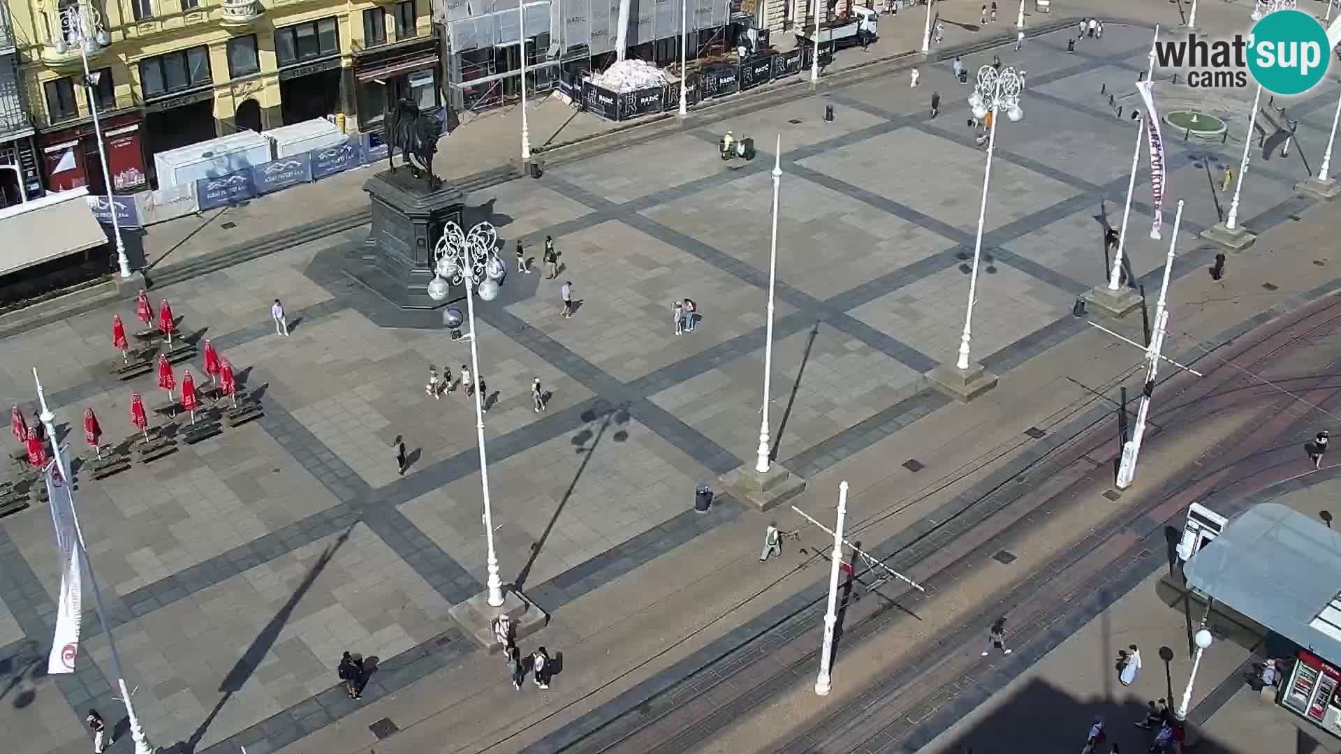 Piazza Ban Jelačić livecam Zagreb – Hotel Dubrovnik