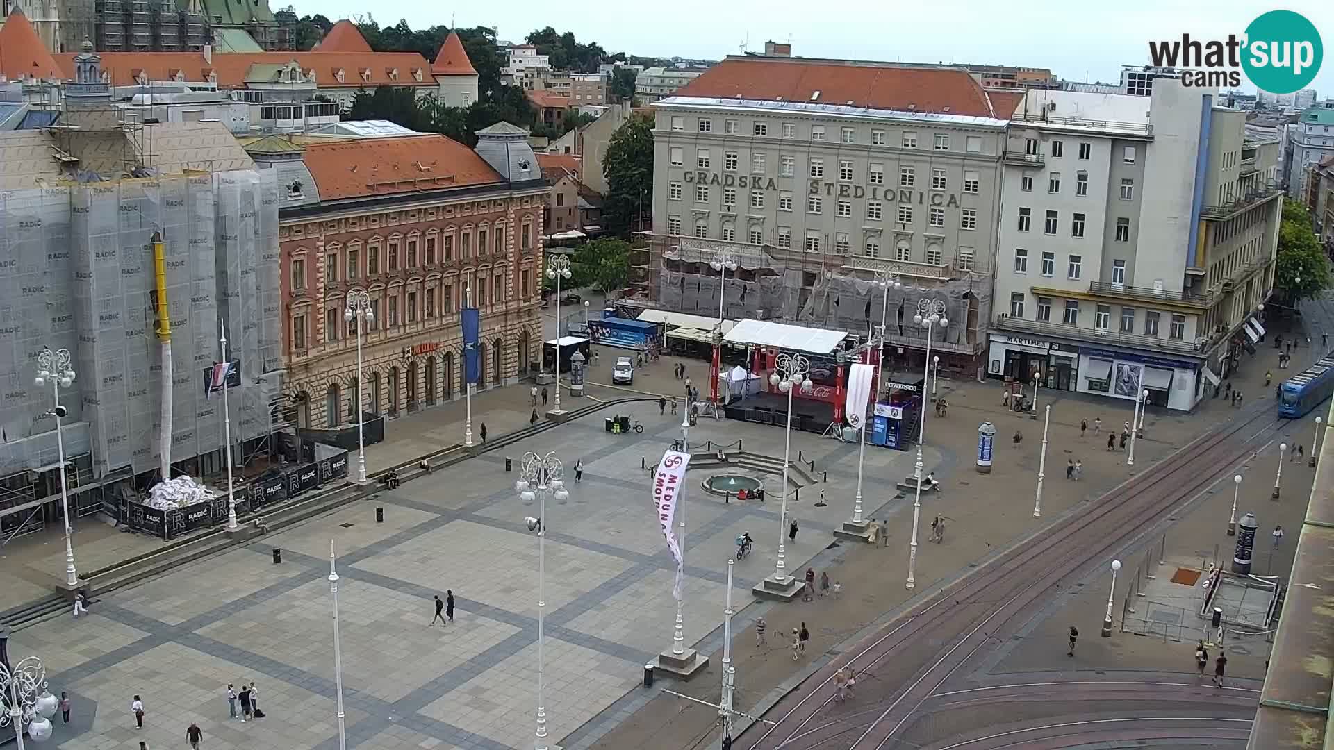 Ban Jelačić live cam Zagreb – Hotel Dubrovnik