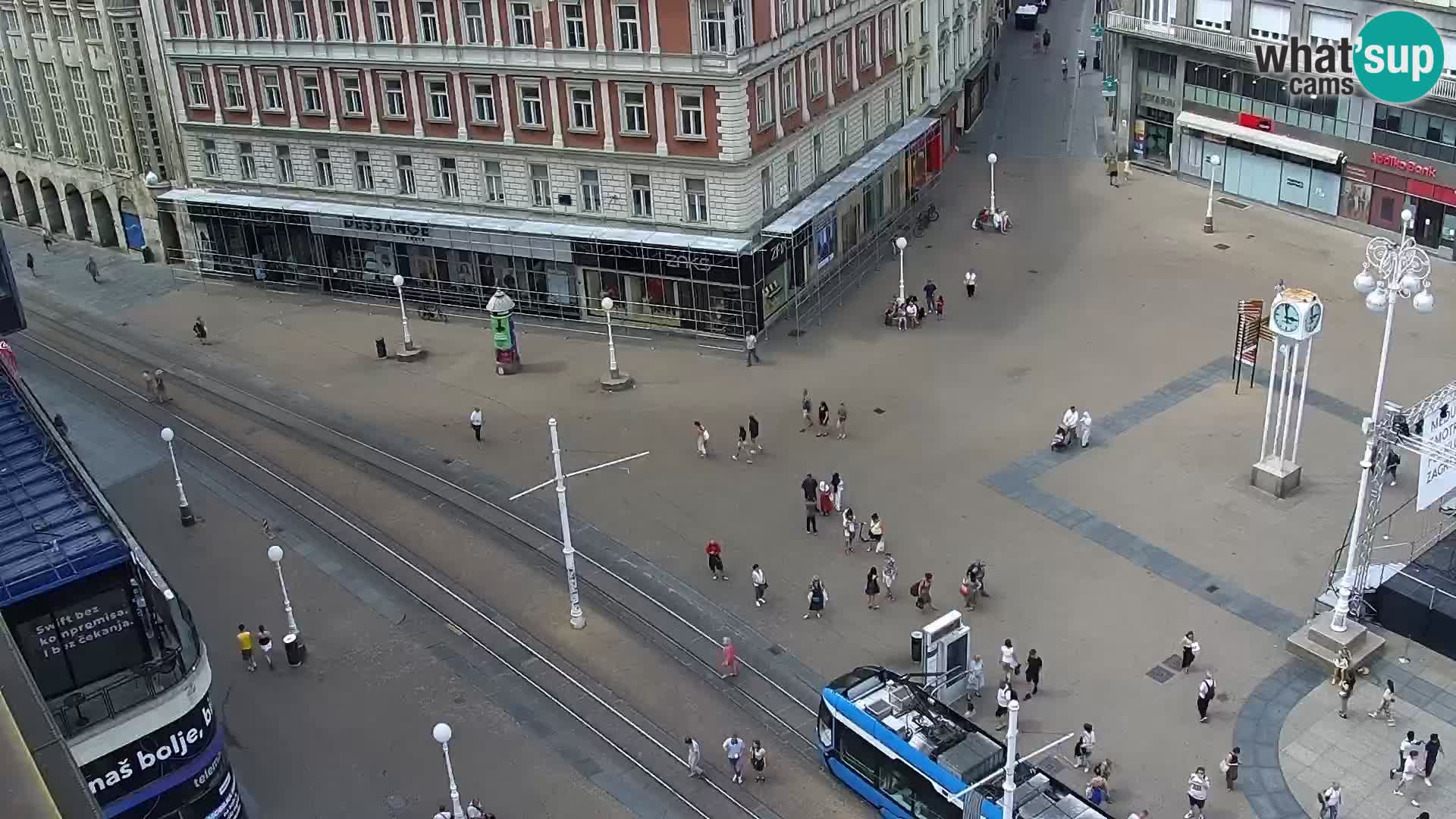 Ban Jelačić live cam Zagreb – Hotel Dubrovnik