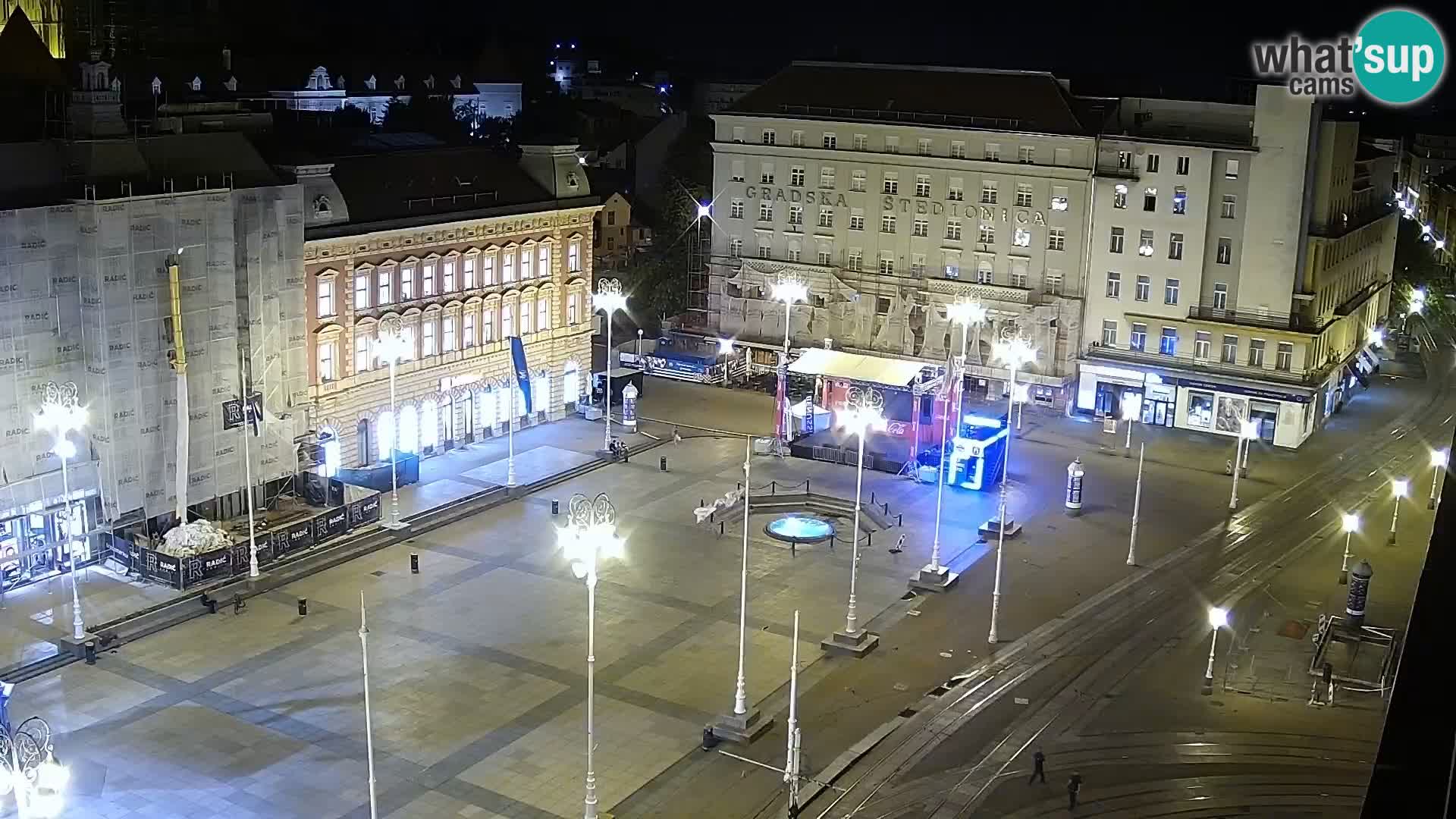 LIVE Webcam Zagreb Hotel Dubrovnik | Ban Jelačić square