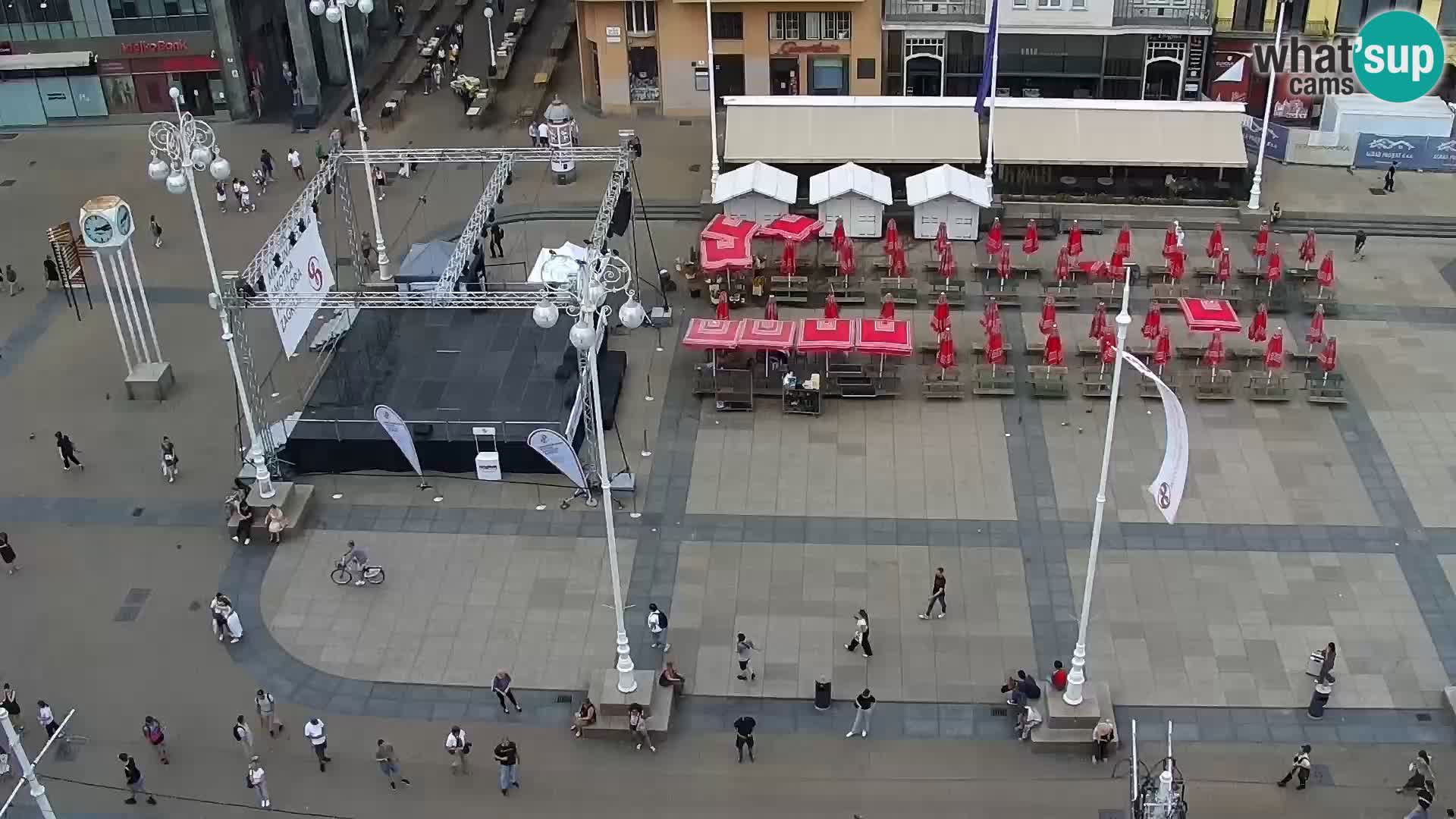 LIVE Webcam Zagreb Hotel Dubrovnik | Ban Jelačić square