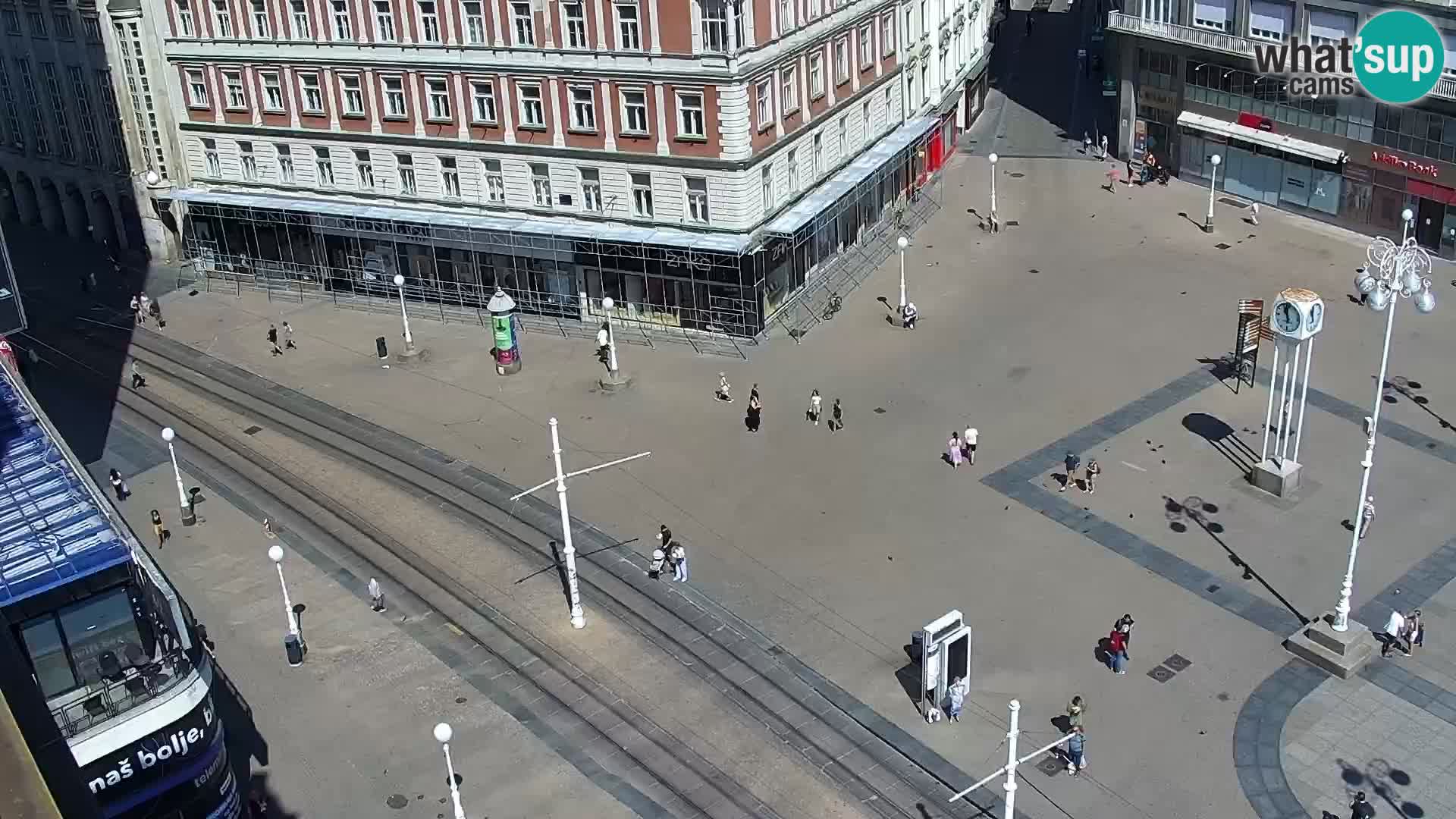Ban Jelačić Platz  Live webcam Zagreb – Hotel Dubrovnik