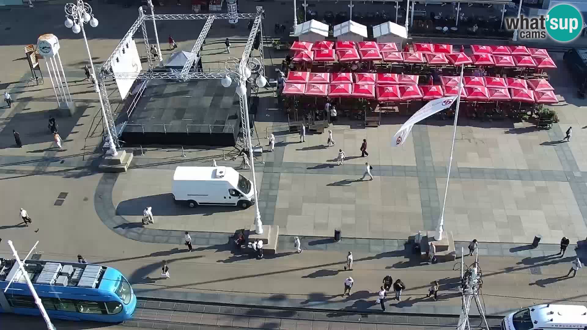 Ban Jelačić Platz  Live webcam Zagreb – Hotel Dubrovnik