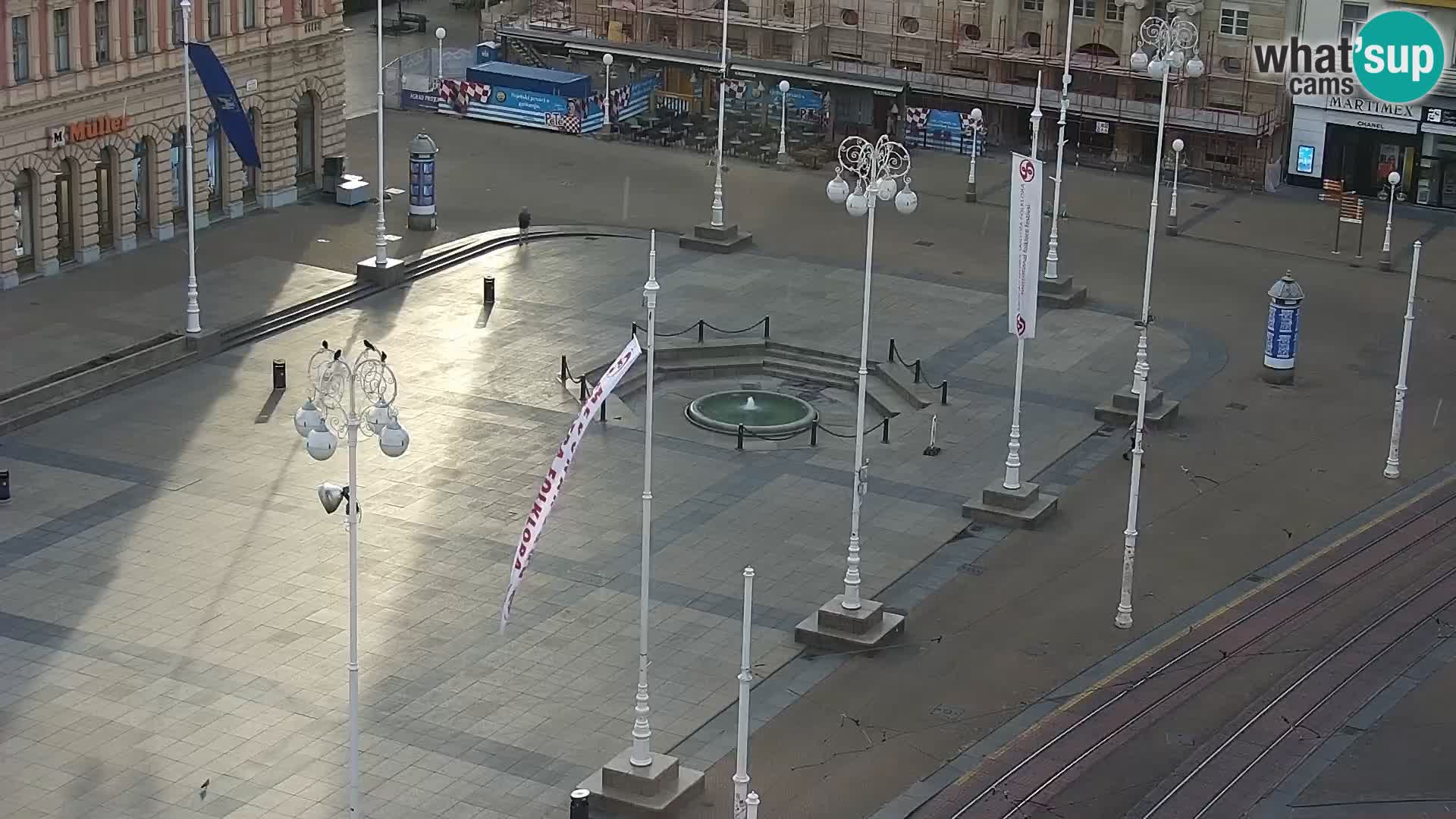 Ban Jelačić Platz  Live webcam Zagreb – Hotel Dubrovnik