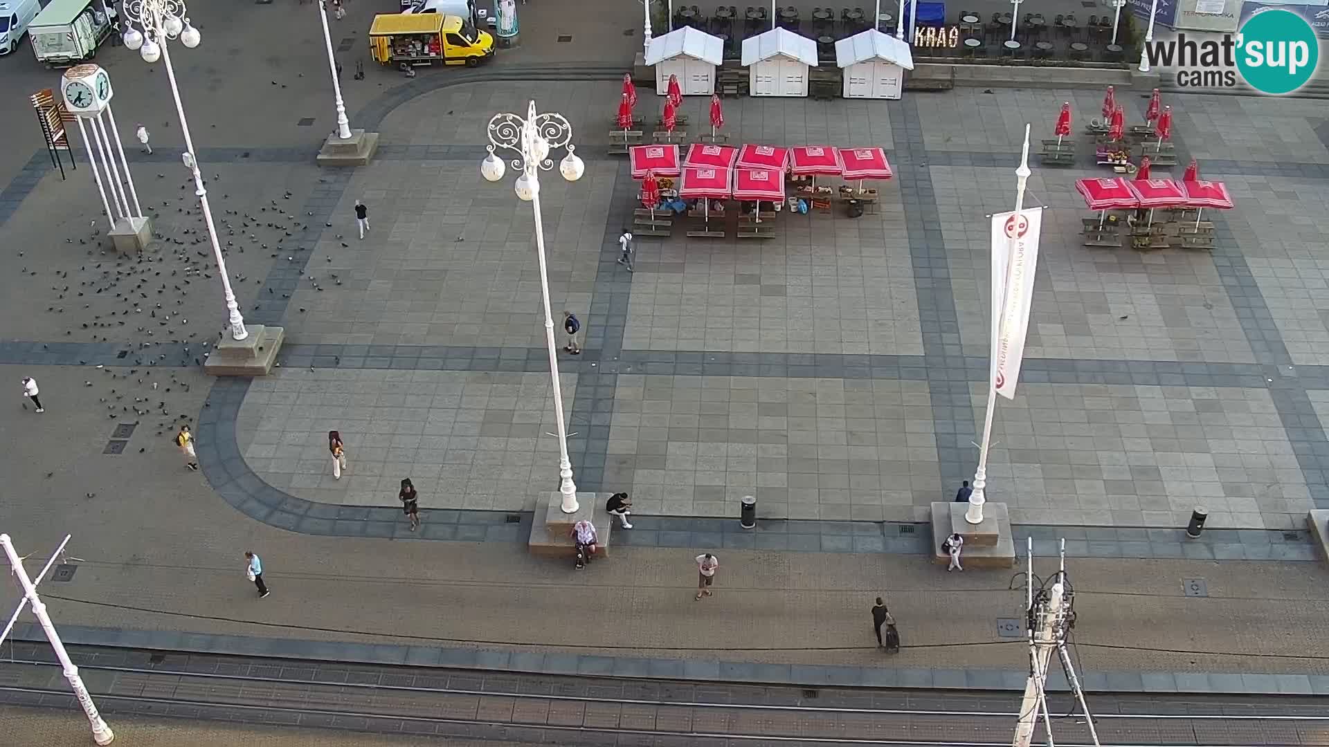 Plaza Ban Jelačić camera en vivo Zagreb – Hotel Dubrovnik