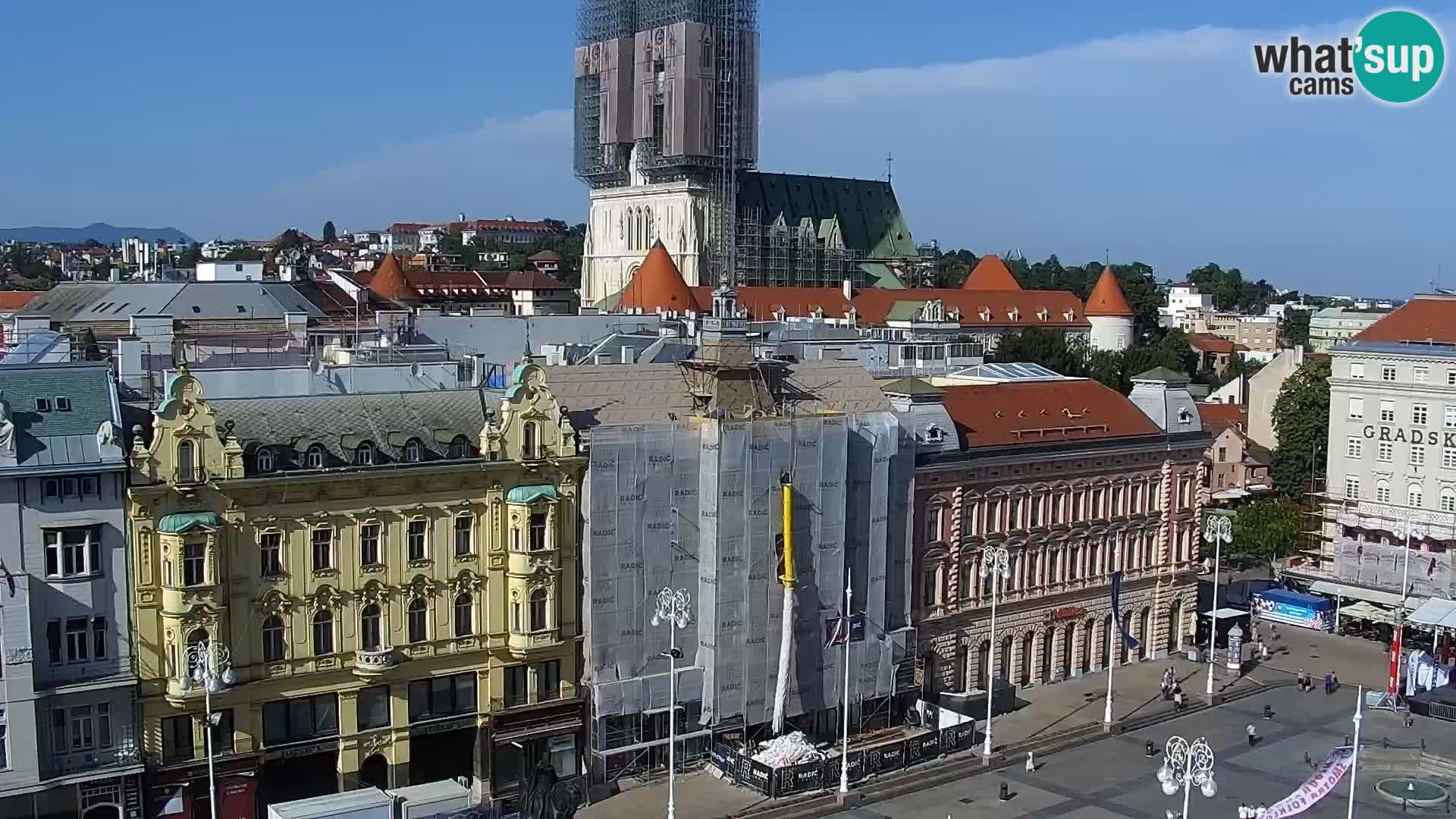 Piazza Ban Jelačić livecam Zagreb – Hotel Dubrovnik