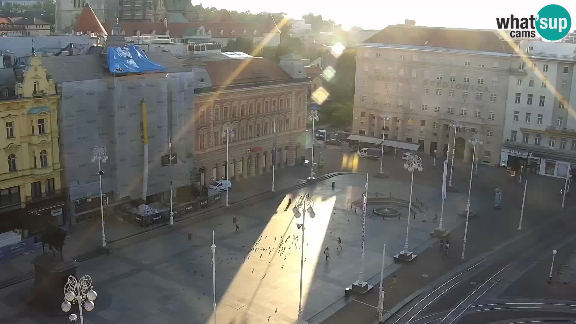 Ban Jelačić Platz  Live webcam Zagreb – Hotel Dubrovnik