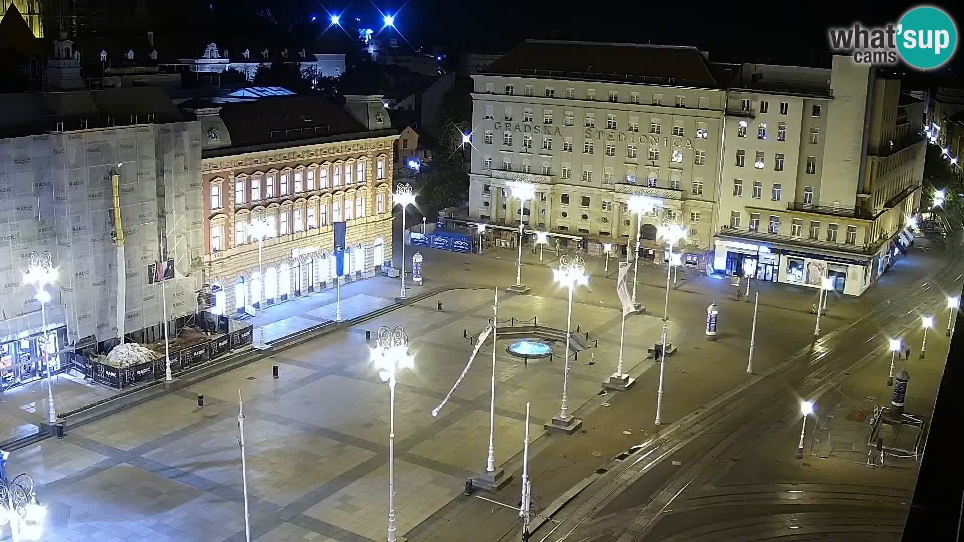 Ban Jelačić Platz  Live webcam Zagreb – Hotel Dubrovnik