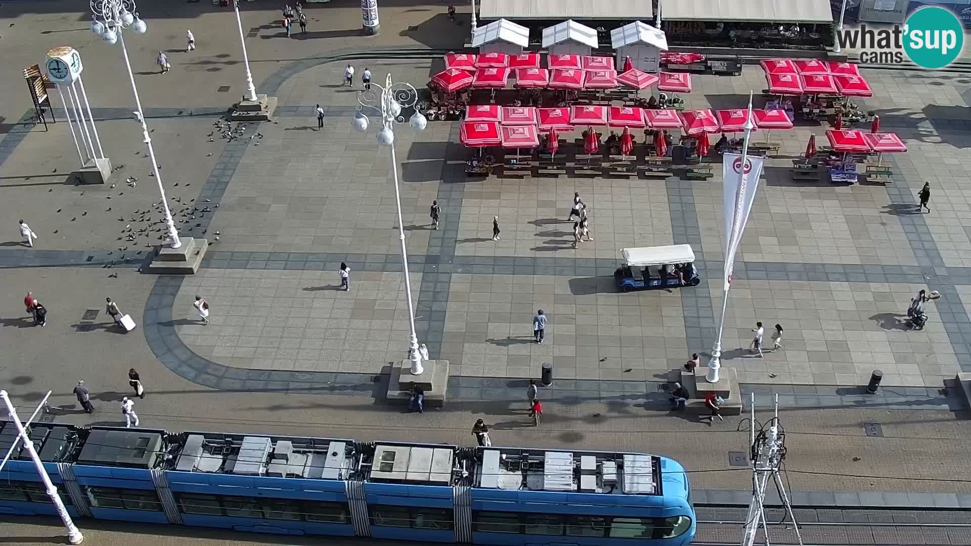 LIVE Webcam Zagreb Hotel Dubrovnik | Ban Jelačić square