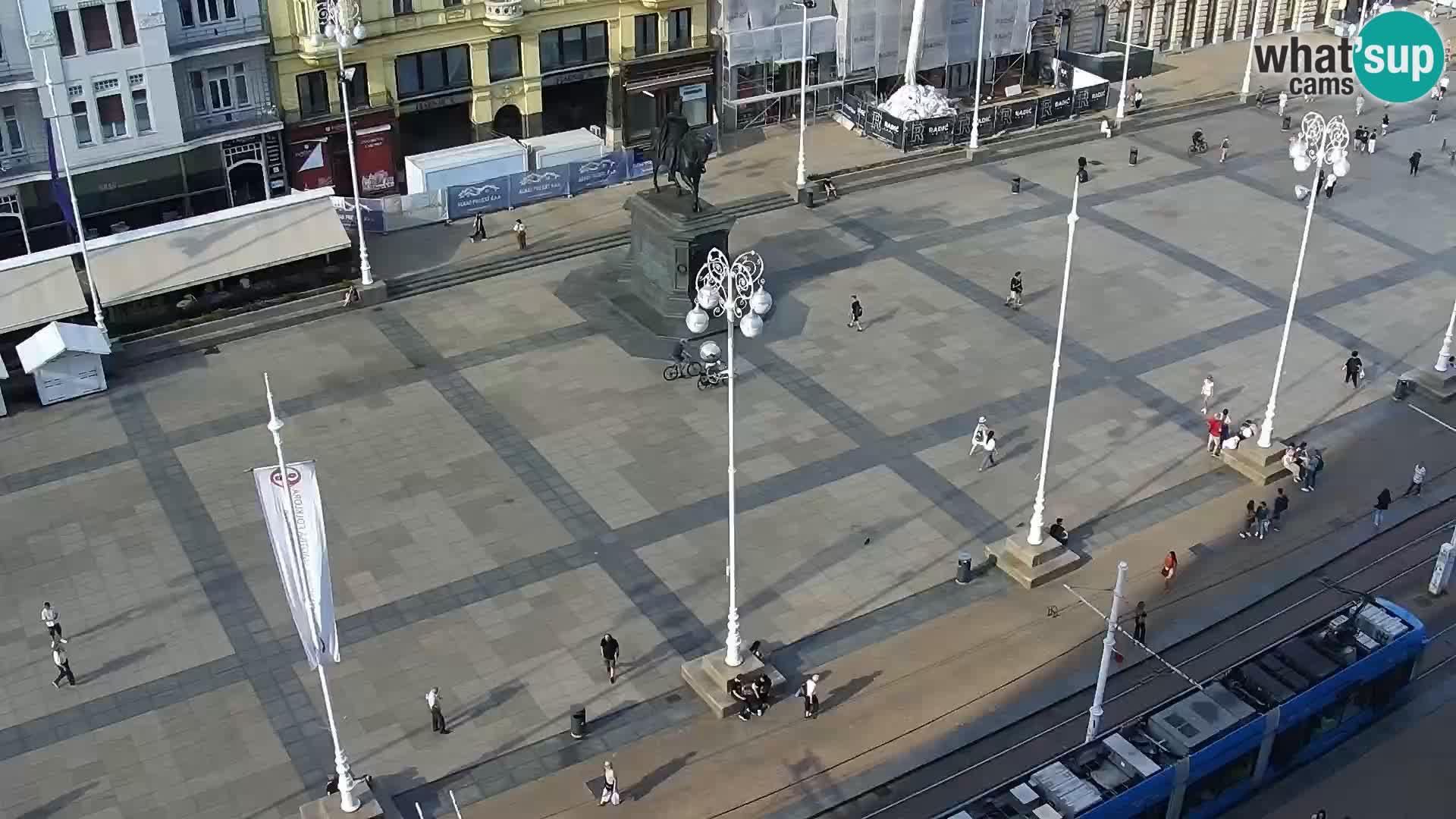 LIVE Webcam Zagreb Hotel Dubrovnik | Ban Jelačić square