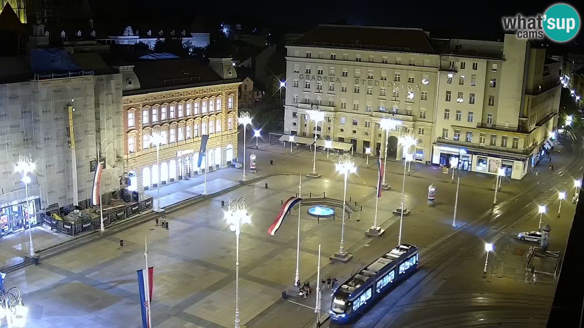 Plaza Ban Jelačić camera en vivo Zagreb – Hotel Dubrovnik