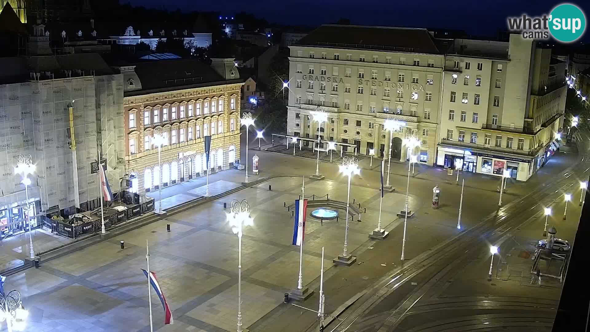 Piazza Ban Jelačić livecam Zagreb – Hotel Dubrovnik