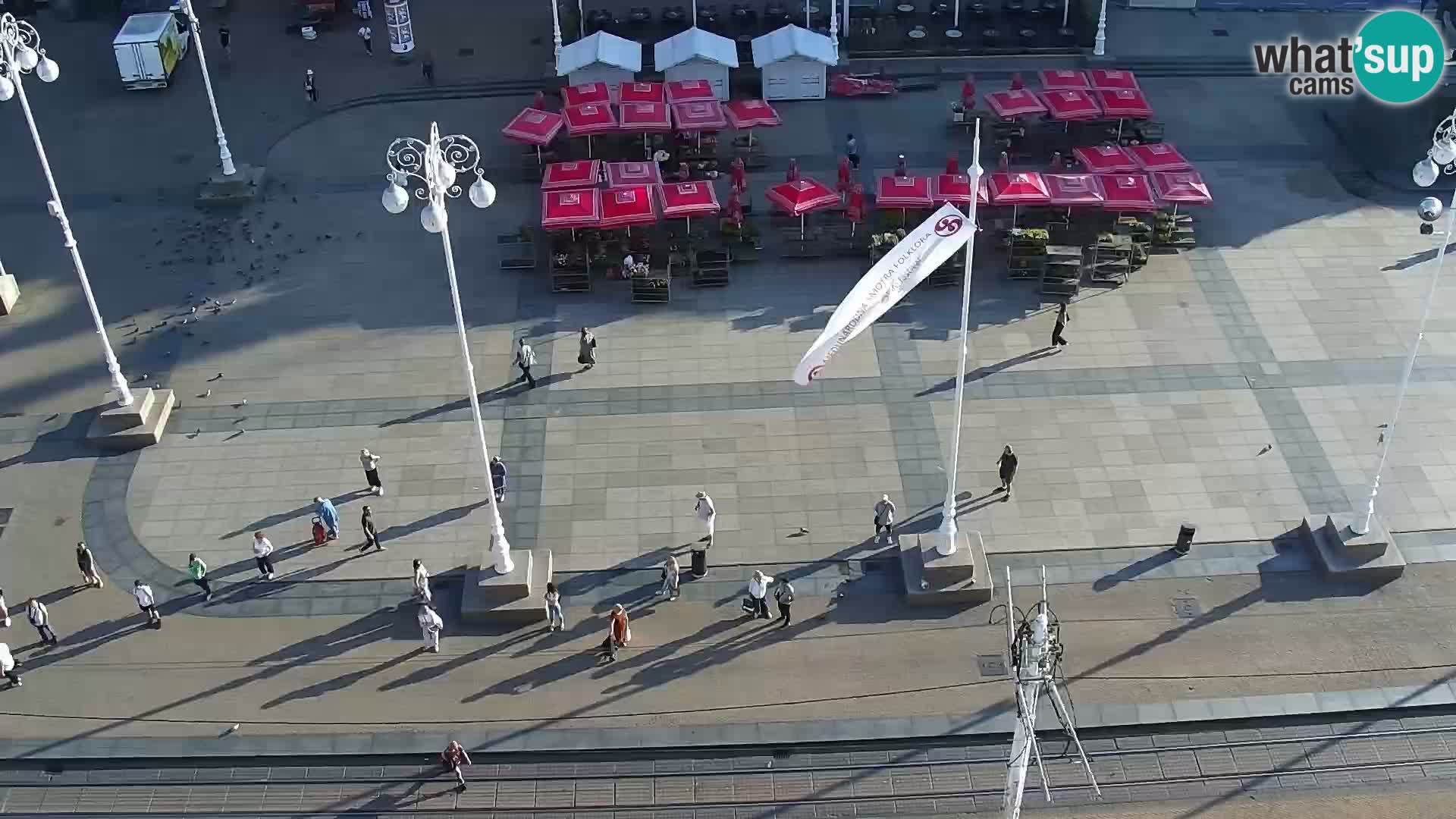 Piazza Ban Jelačić livecam Zagreb – Hotel Dubrovnik