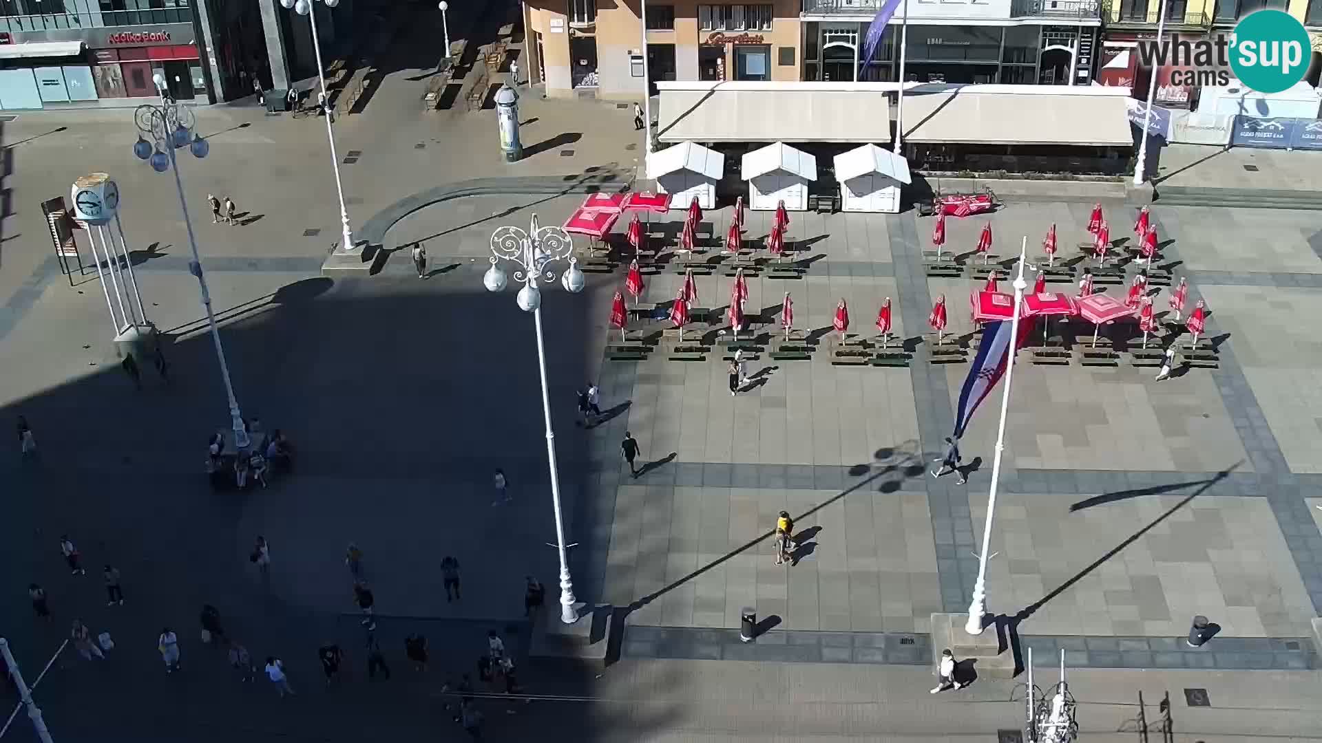 Plaza Ban Jelačić camera en vivo Zagreb – Hotel Dubrovnik